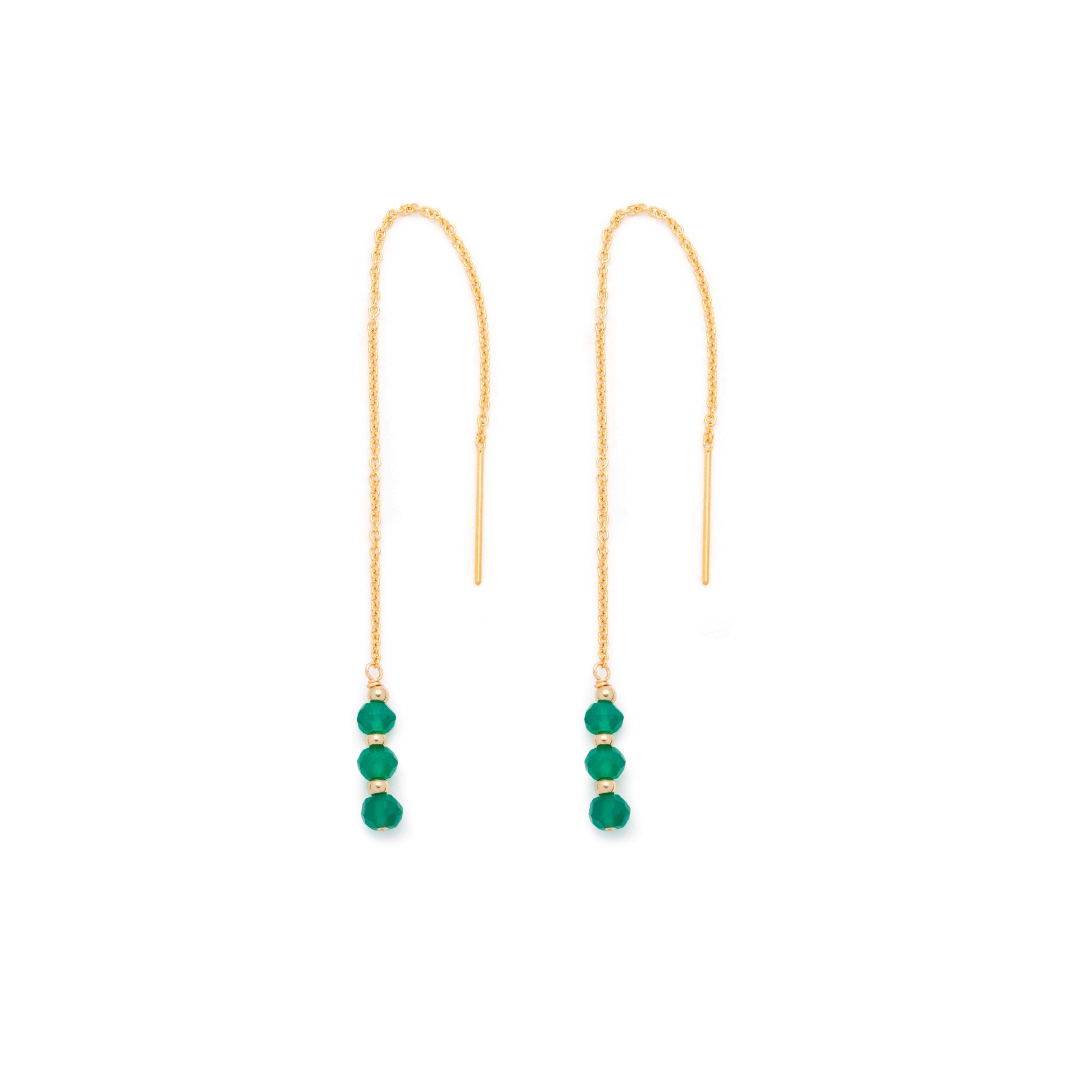 Dottie Threaders - Green Onyx