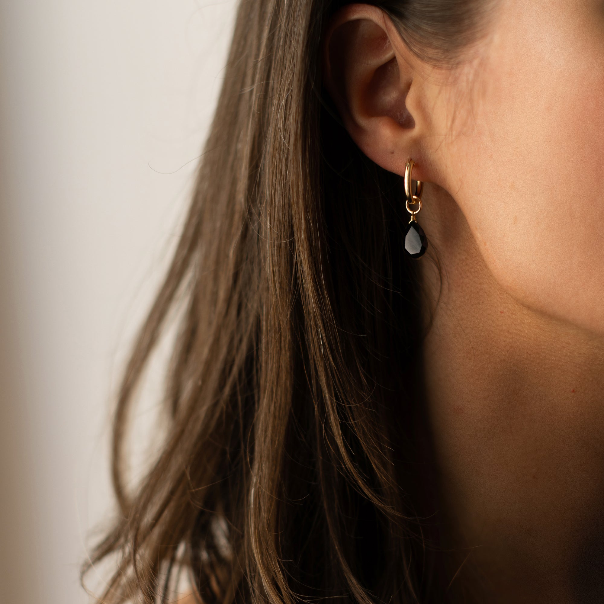 Ava Earrings - Black Onyx