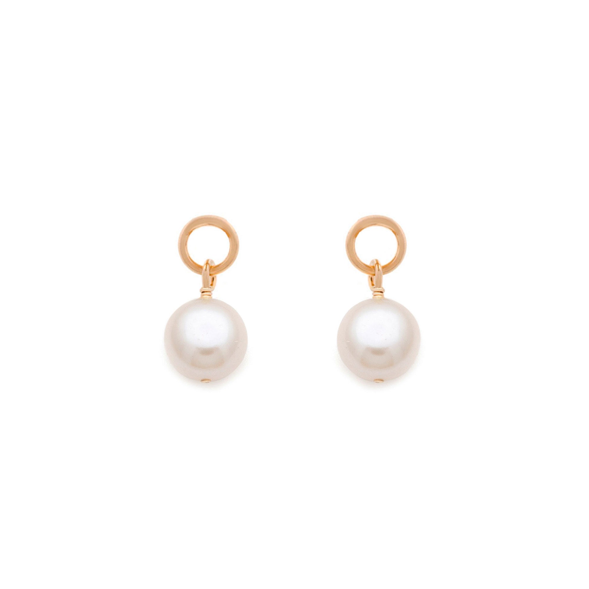 Ava Earring Charm - Pearl