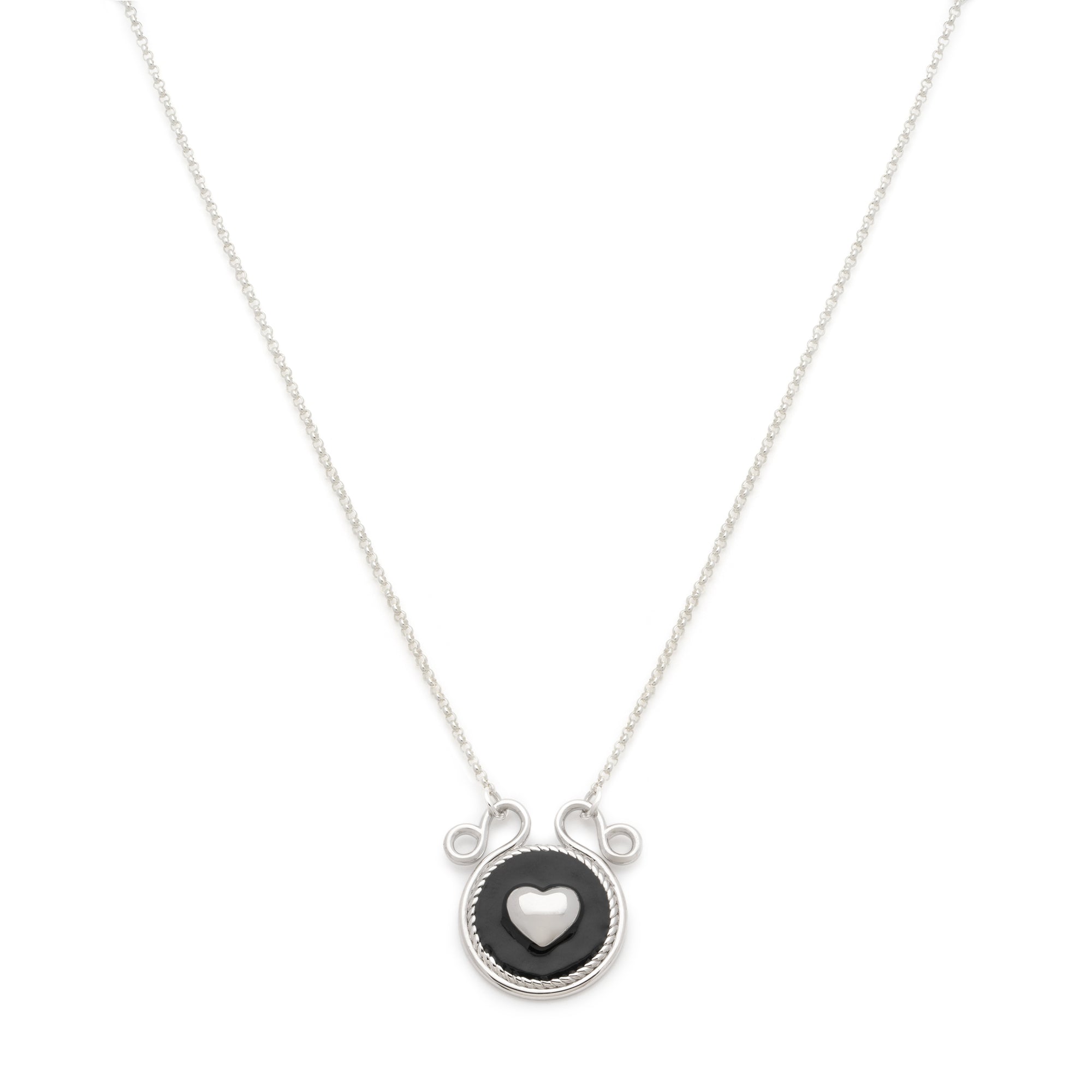 Eternal Necklace - Black & Silver