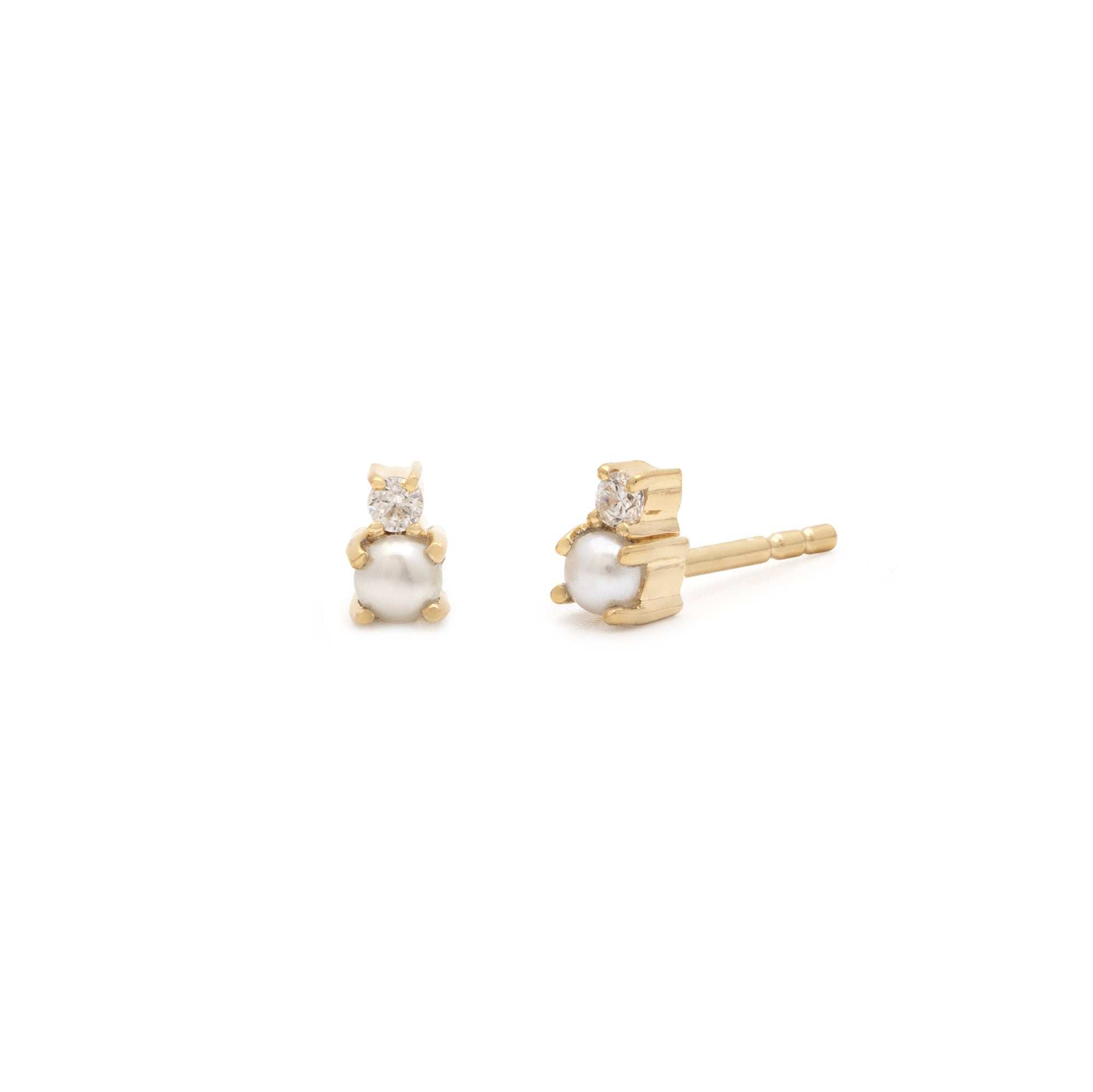 Mini Joy Studs - Pearl