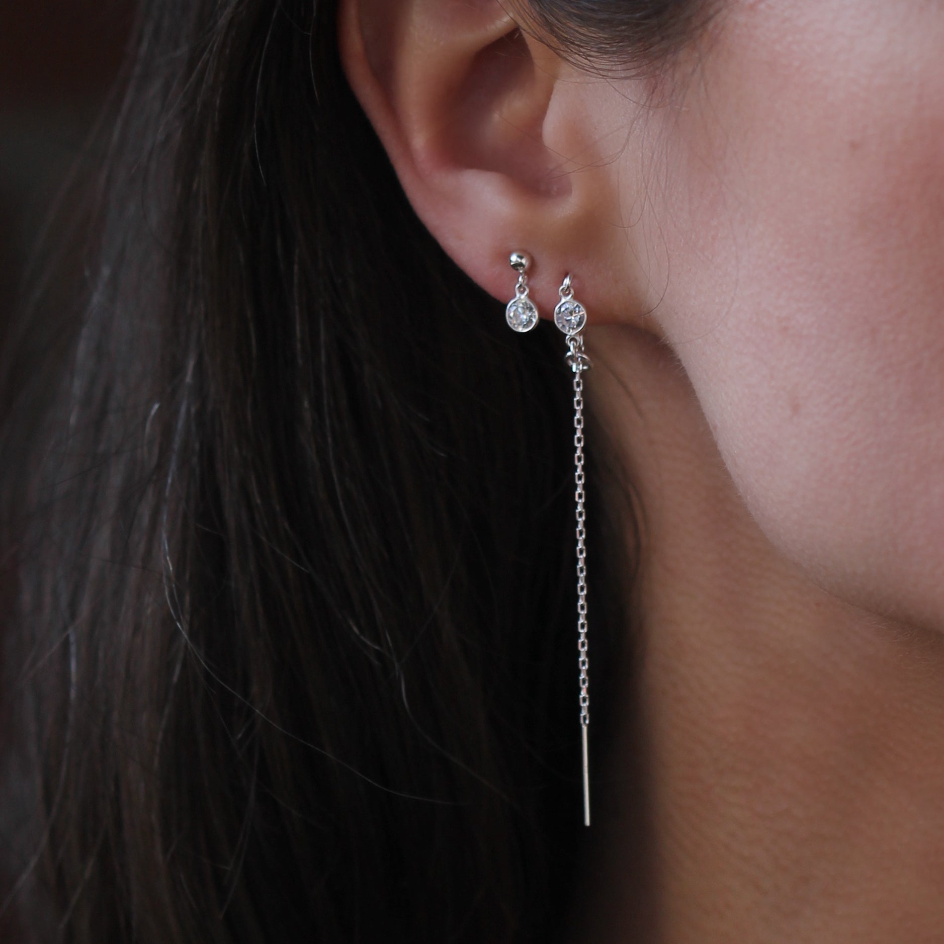 Billie Earrings - Silver