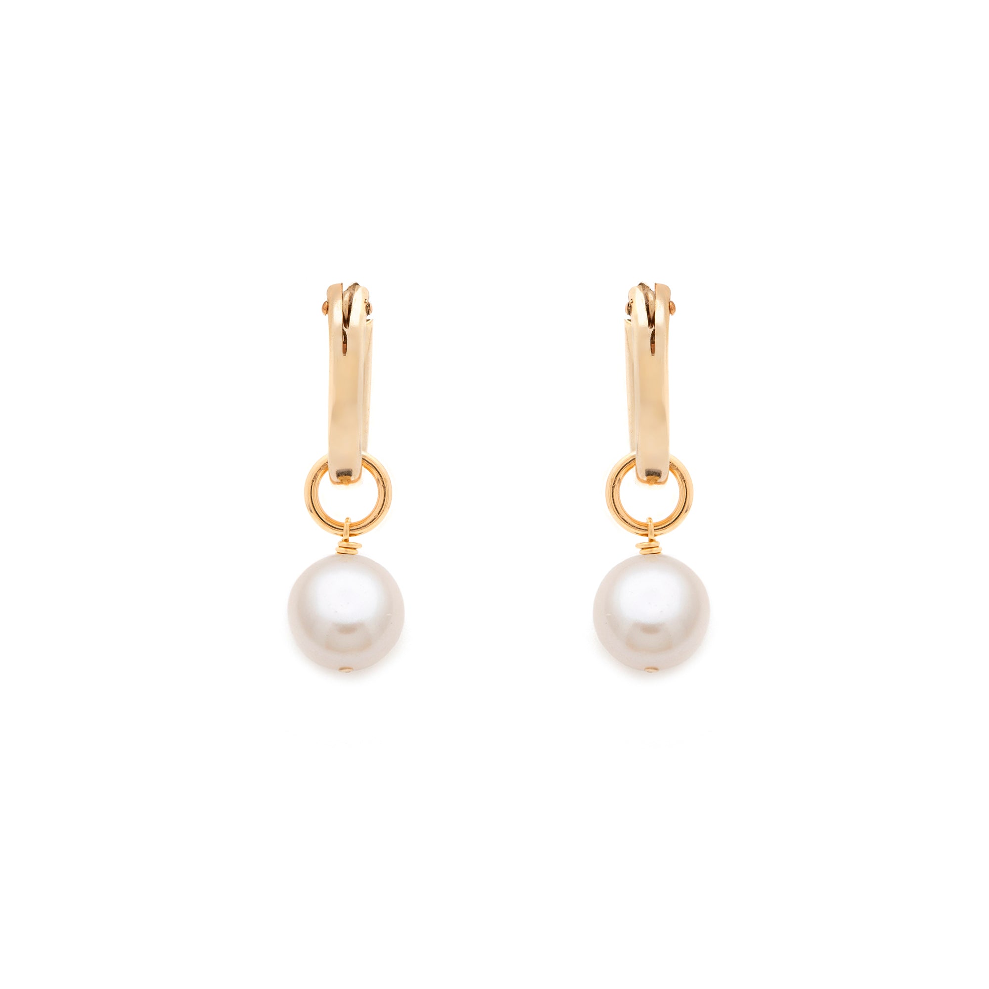 Ava Earrings - Gold & Pearl
