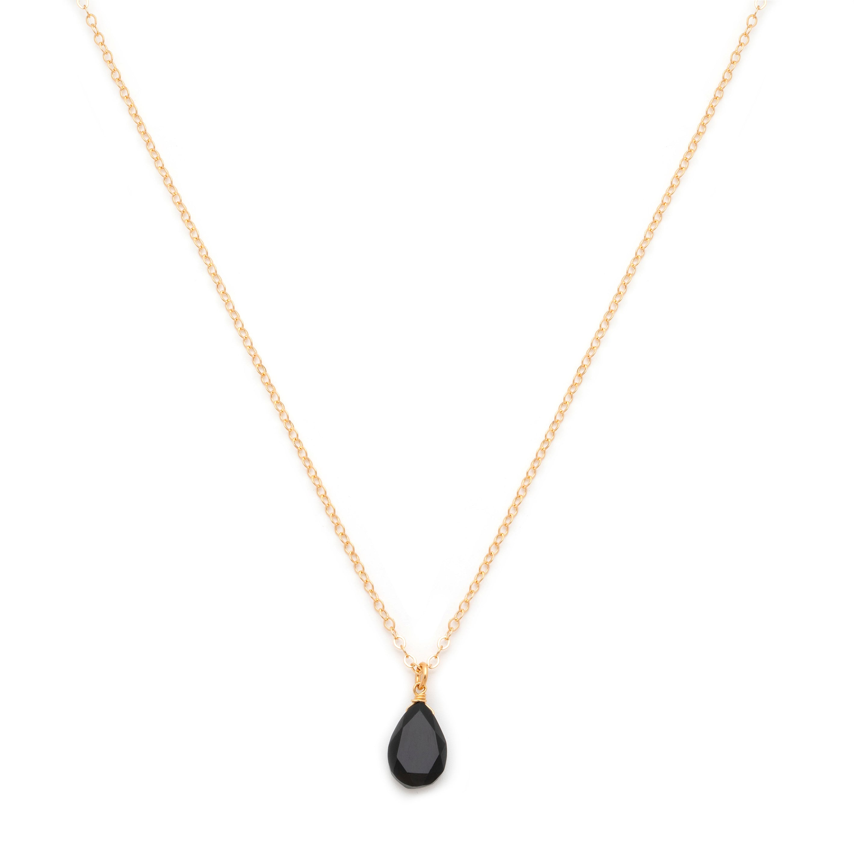 Ava Necklace - Black Onyx – Leah Yard Designs