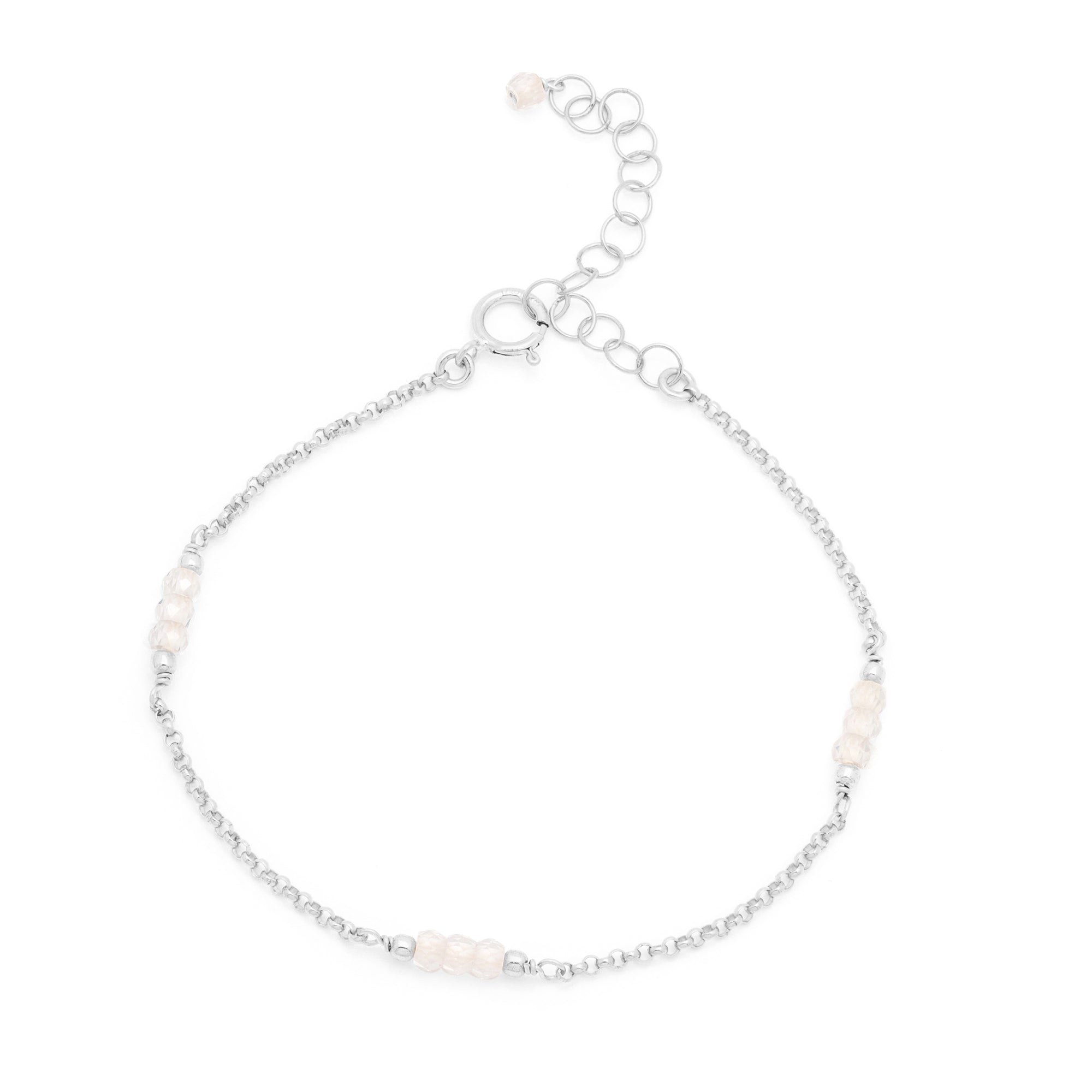Dottie Bracelet - Silver & C.Z.