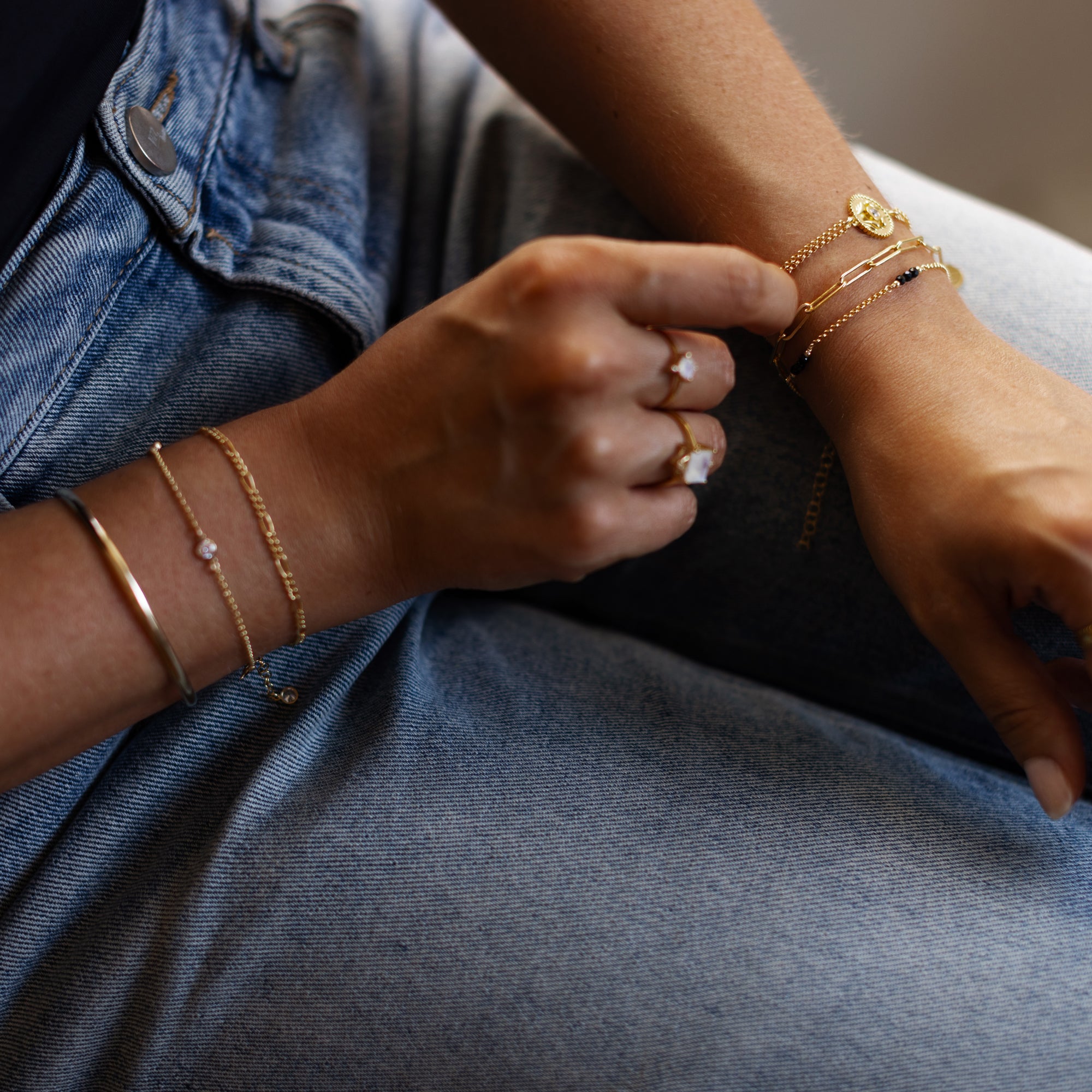 Paperclip Bracelet - Gold