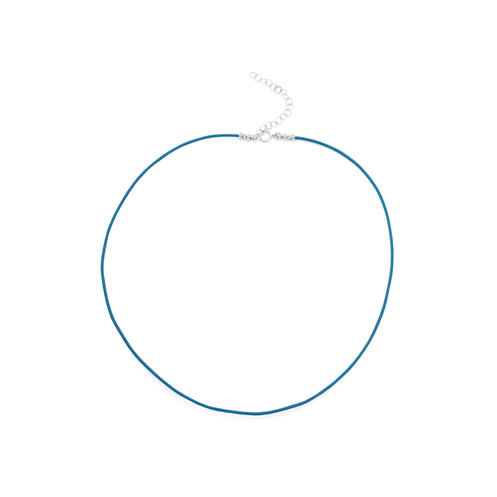 Leather Strand - Coastal & Silver