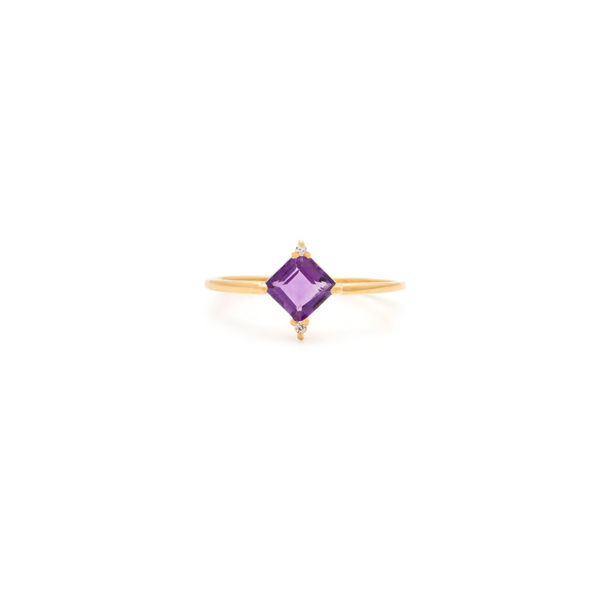Mini Diana Ring - Amethyst