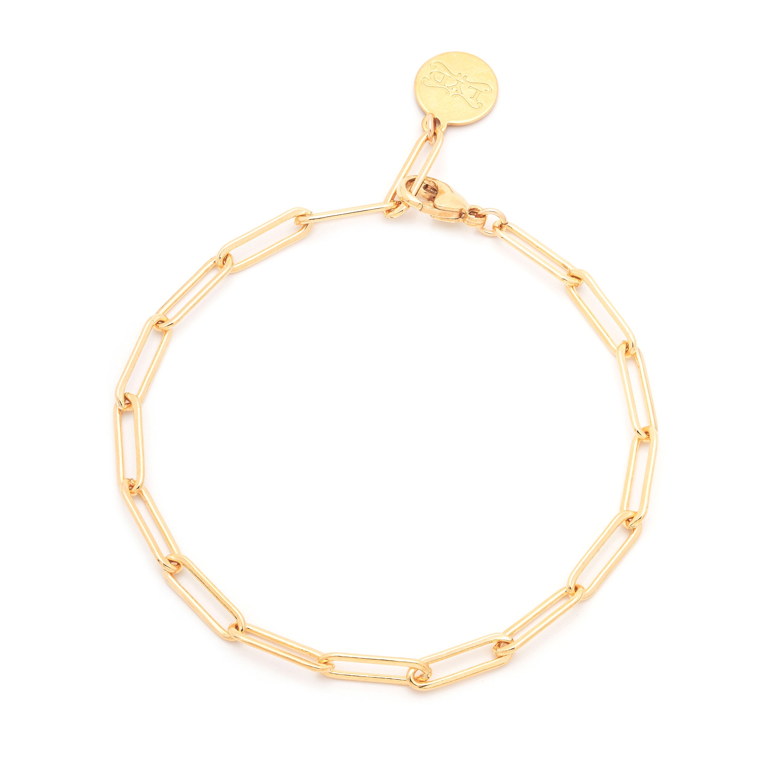 Paperclip Bracelet - Gold