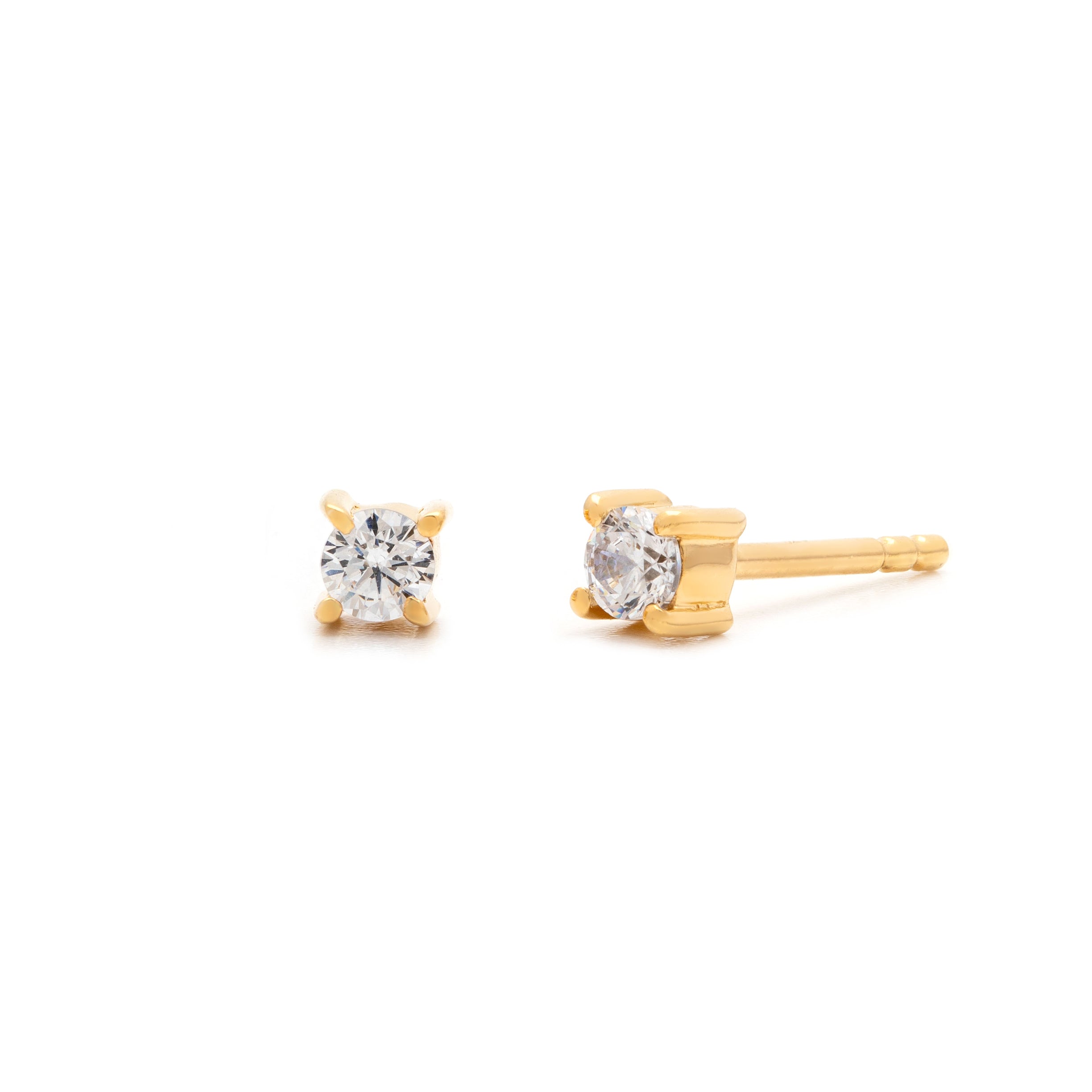 Mini Studs - Synthetic Diamond