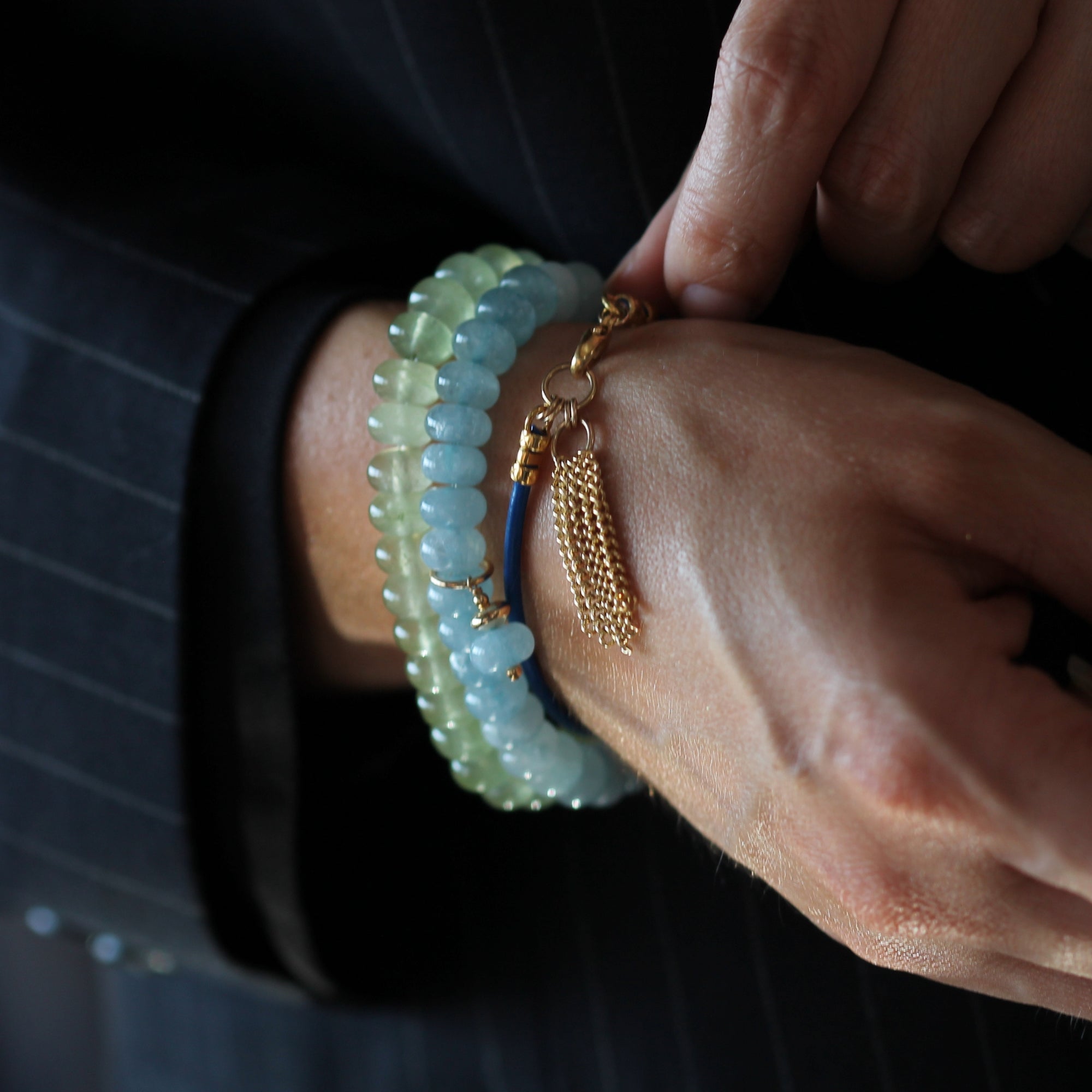 Flourish Bracelet - Coastal Blue