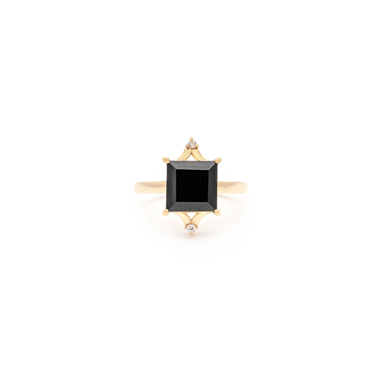 Diana Ring - Black Onyx & 10K Gold