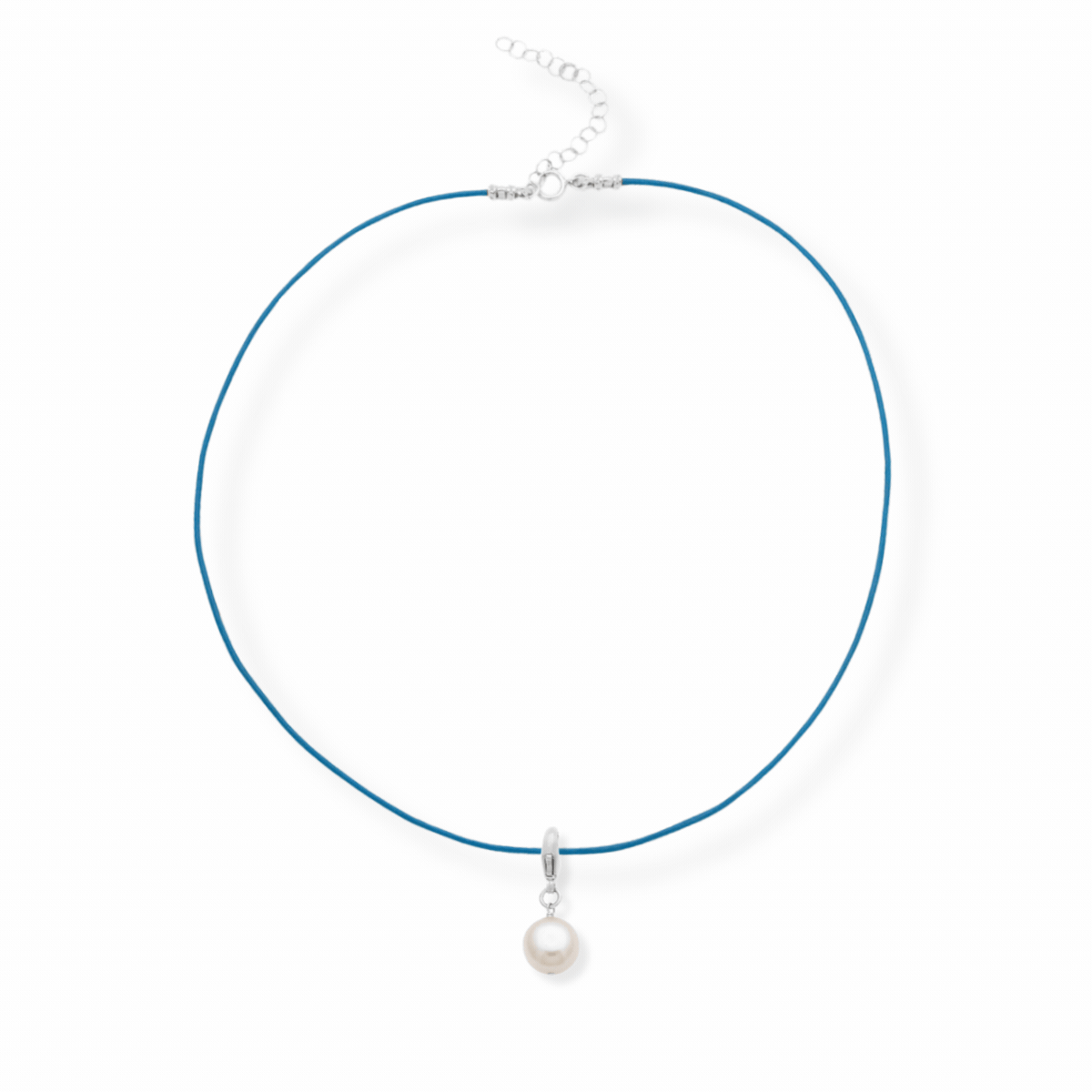 Leather Strand - Coastal & Silver