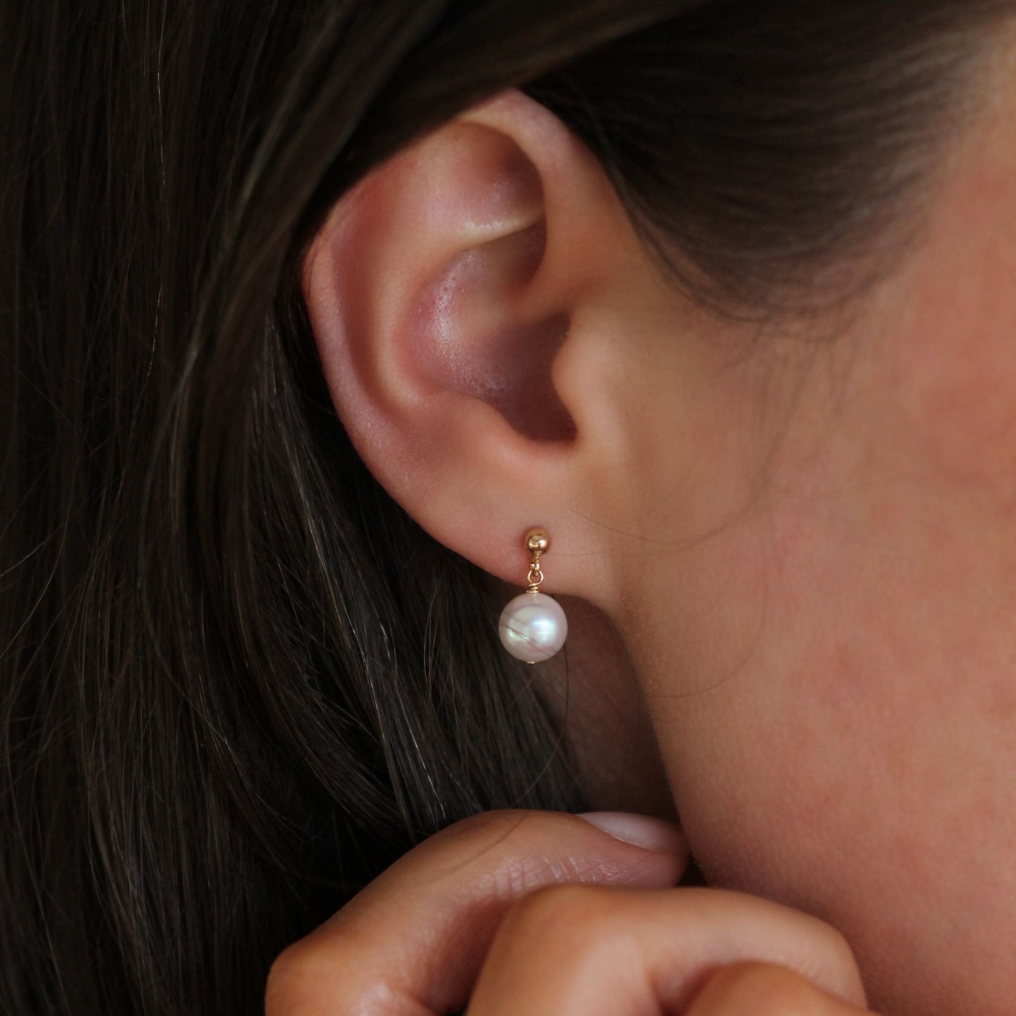 Mini Audrey Earrings - Gold