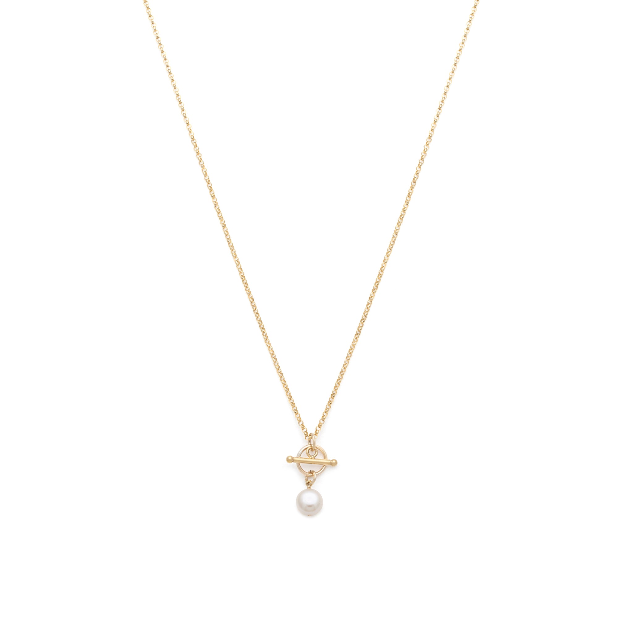 Odis Necklace - Pearl & Gold