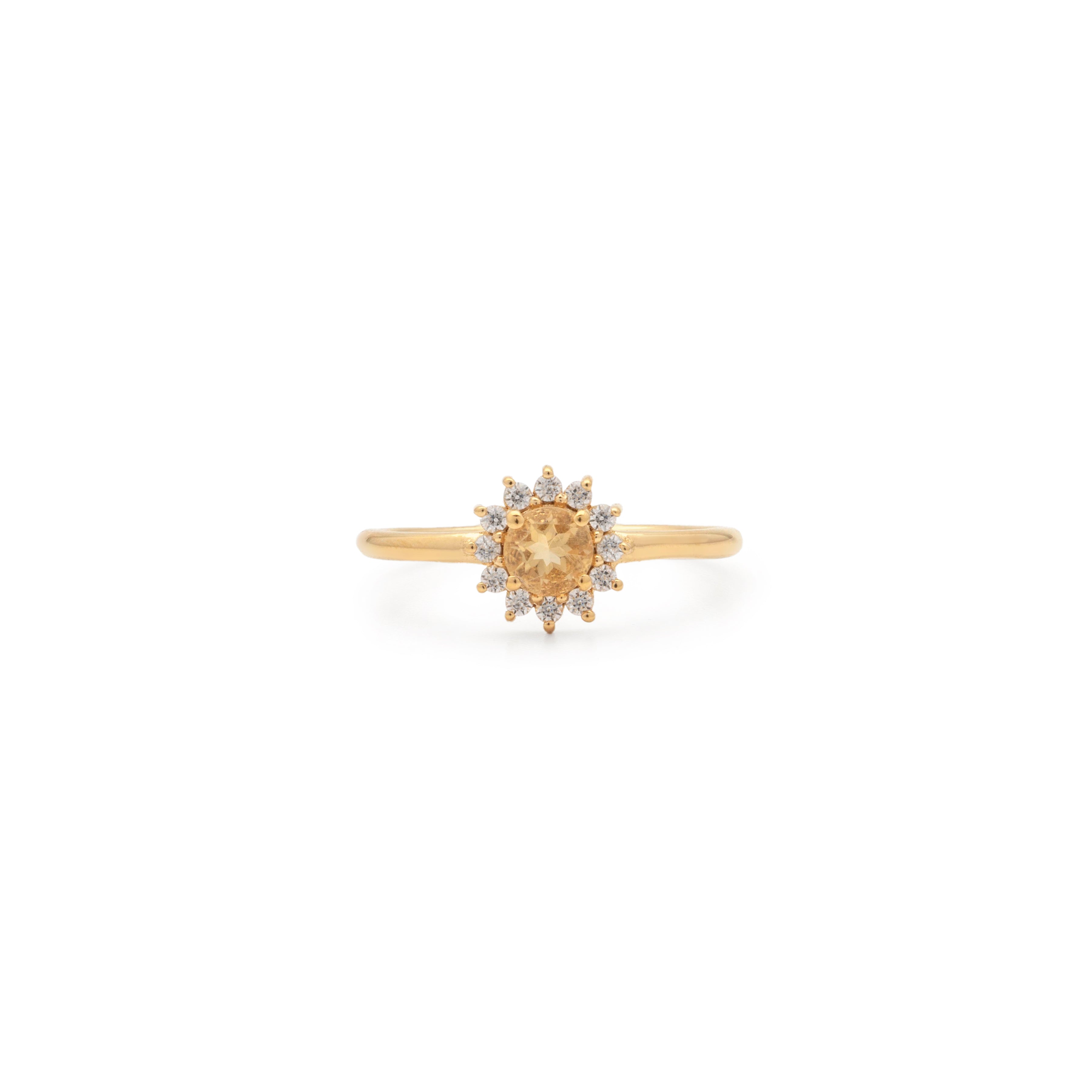 Daisy Ring - Citrine