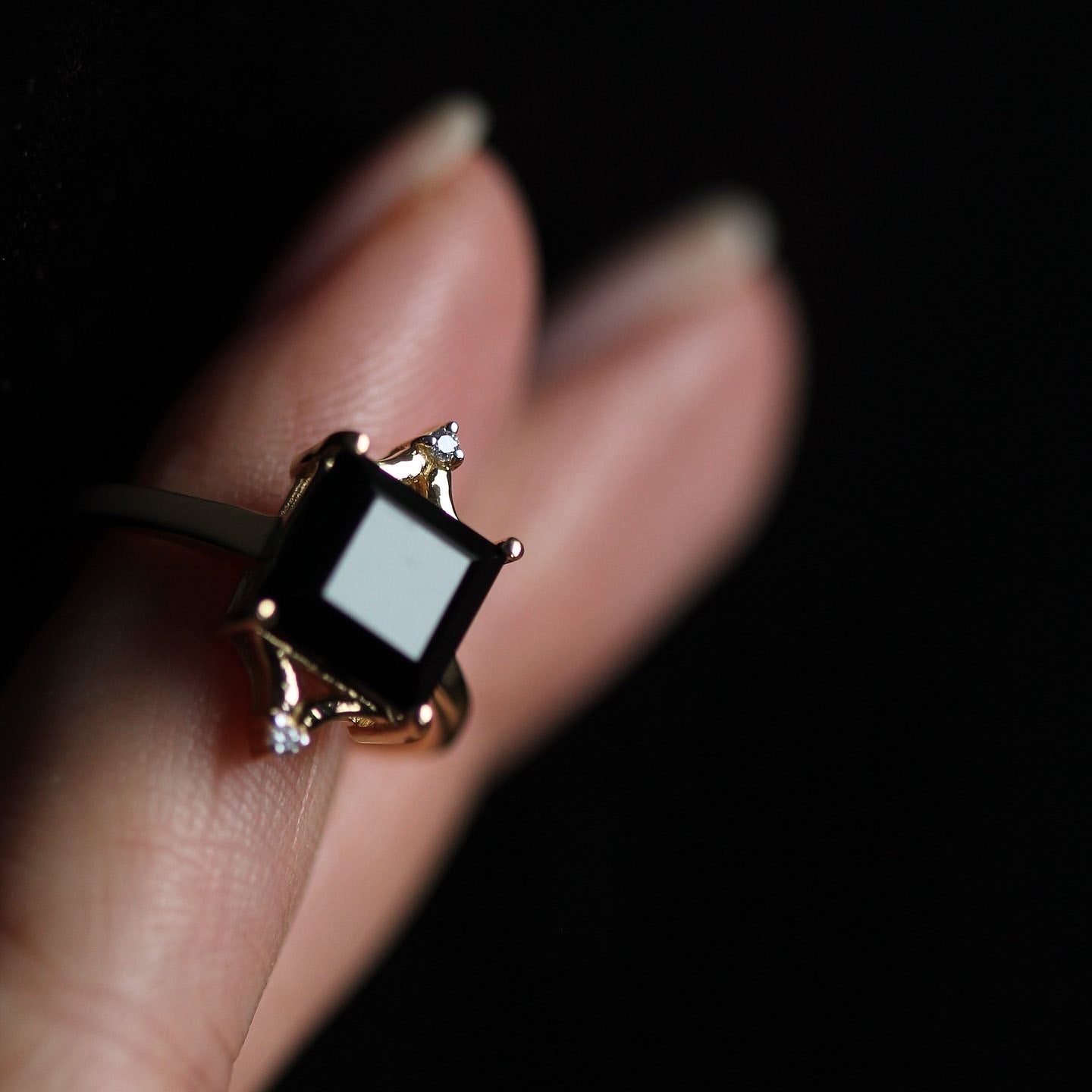 Diana Ring - Black Onyx