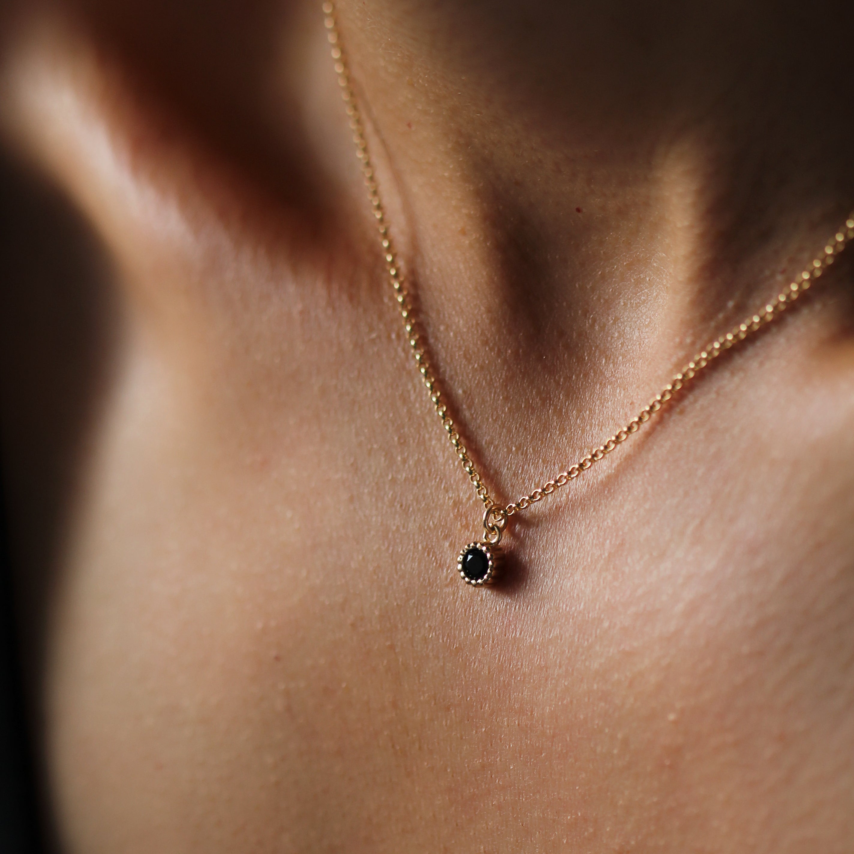 Belle Necklace - Black Onyx