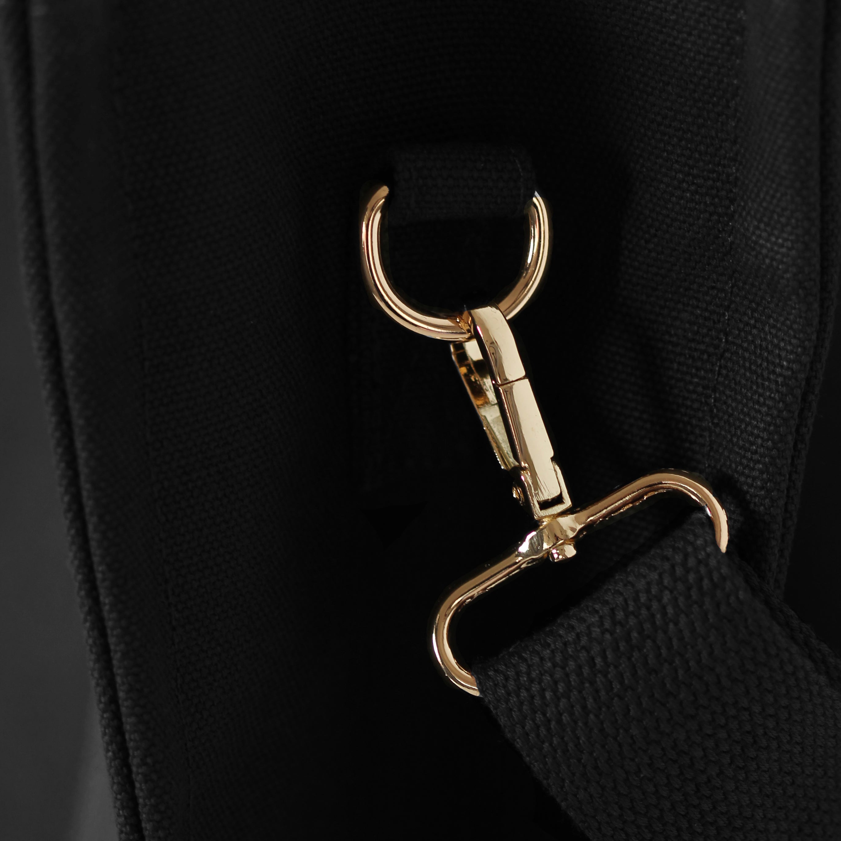 "The Brooklyn" Satchel - Black & Gold
