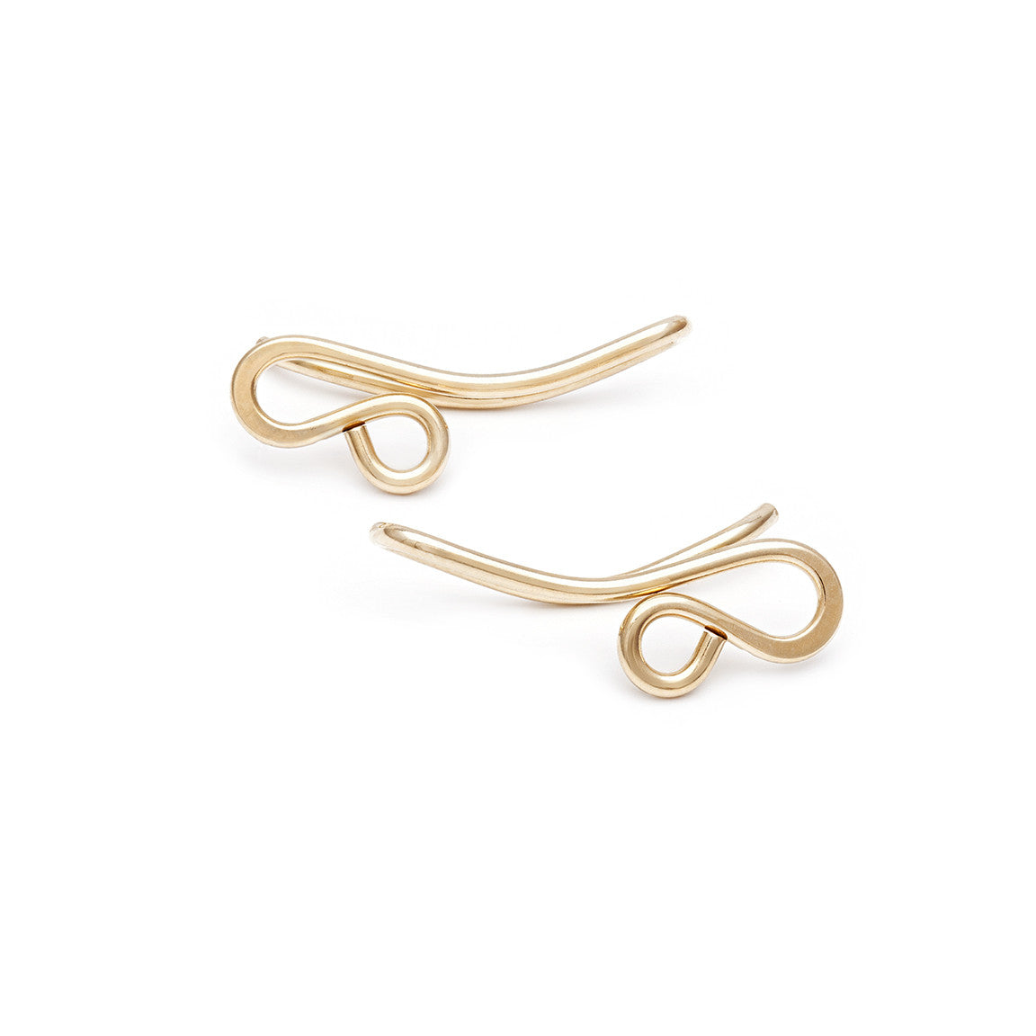 Filigree Ear Climbers - Gold