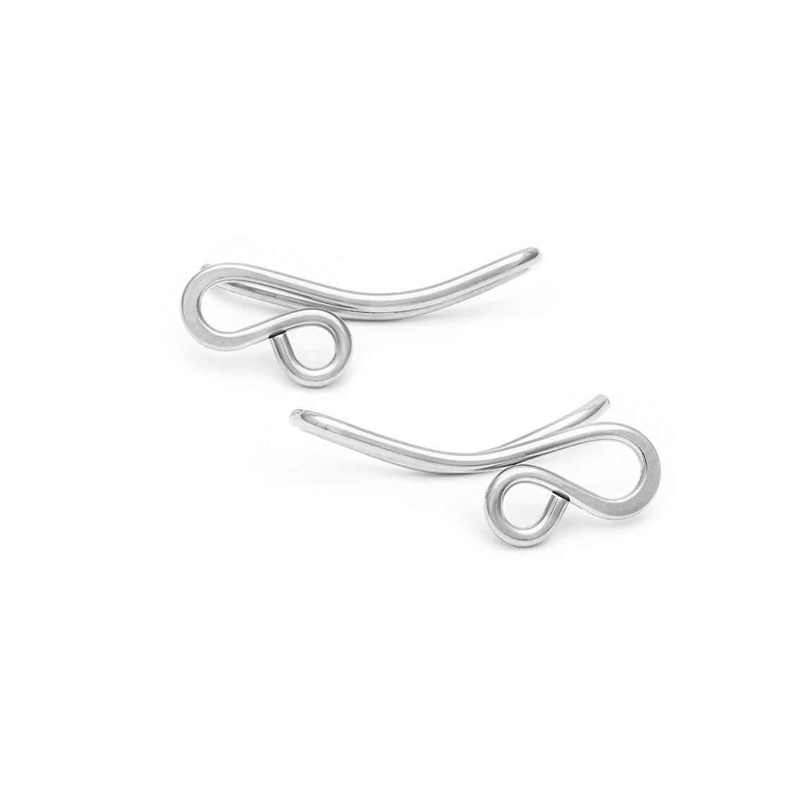Filigree Ear Climbers - Silver