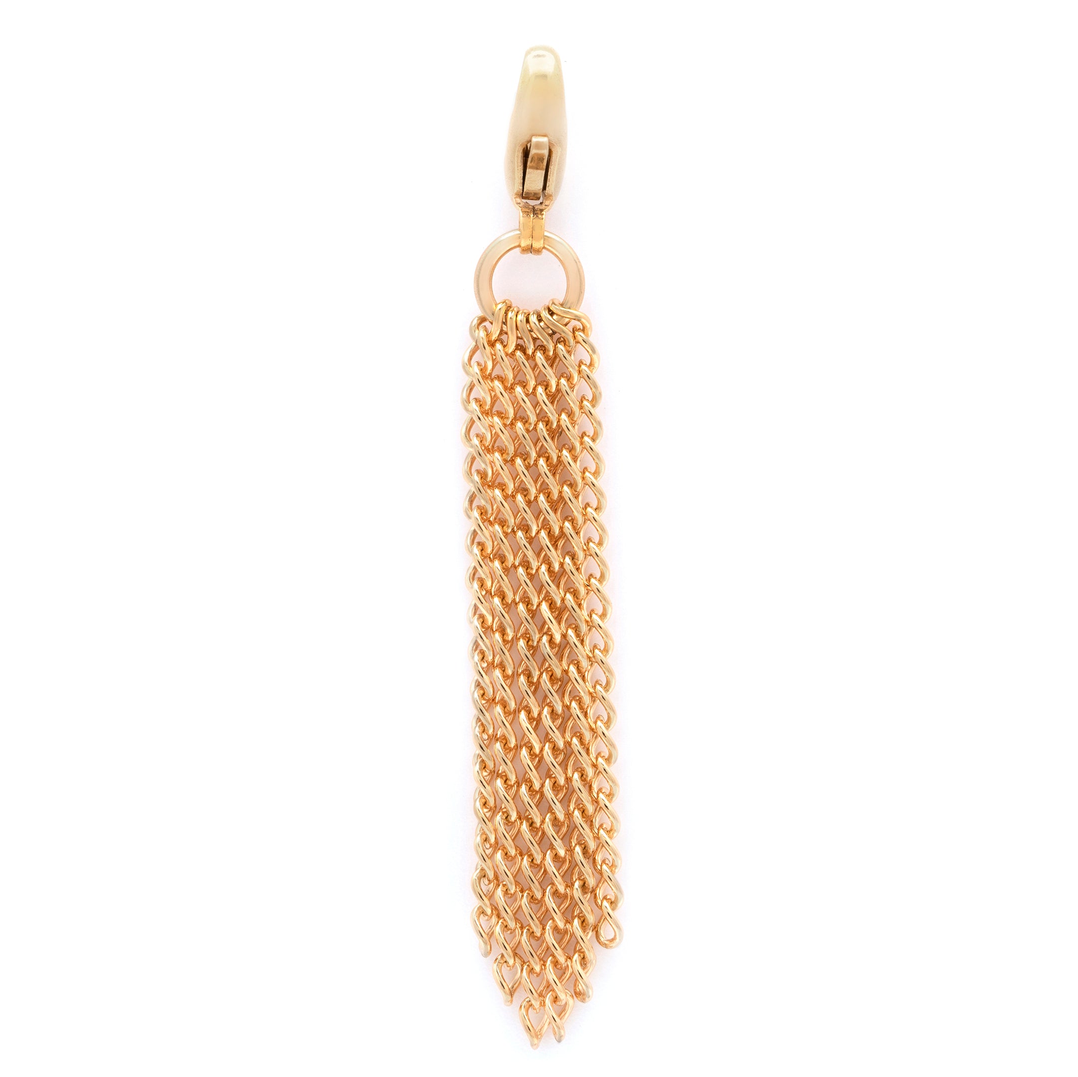 Flourish Tassel Charm - Gold