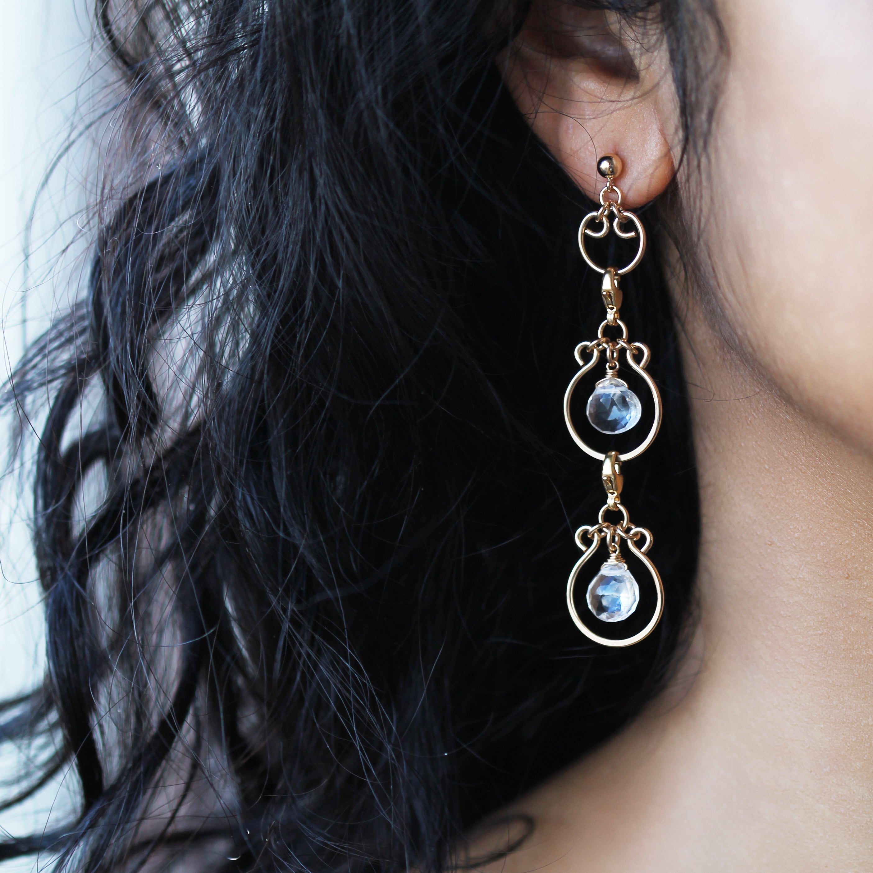 Mini Athena Earrings - Gold