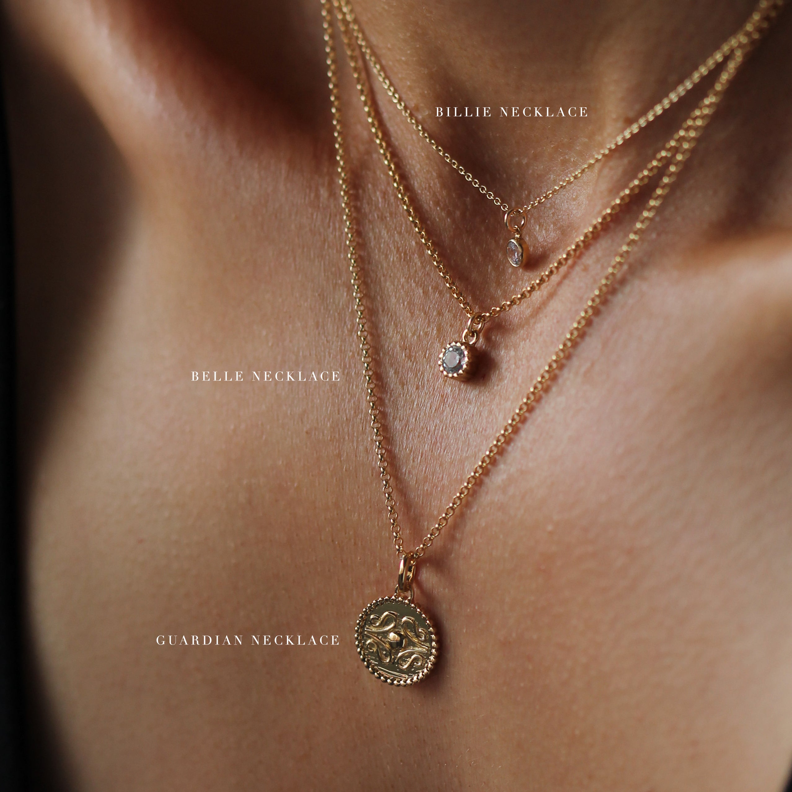 Belle Necklace - Black Onyx