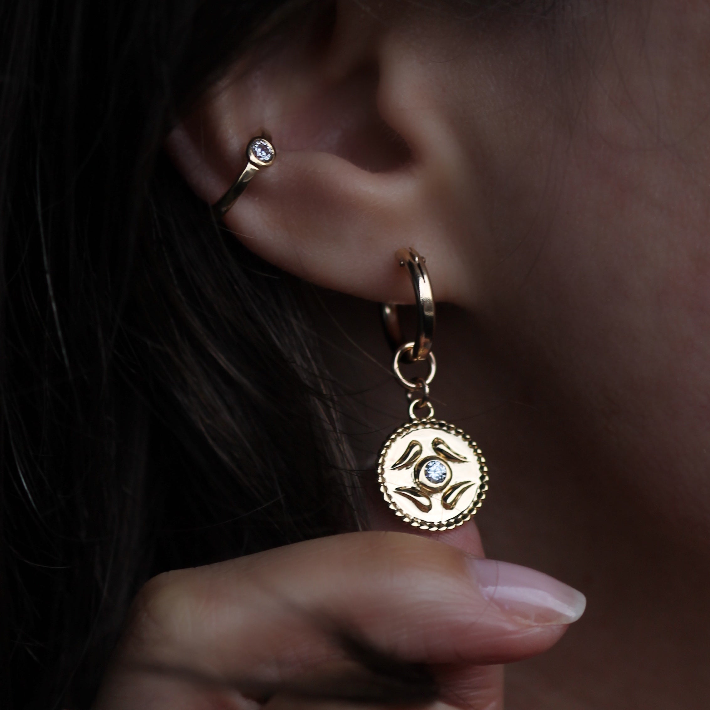 Billie Ear Cuff - C.Z.