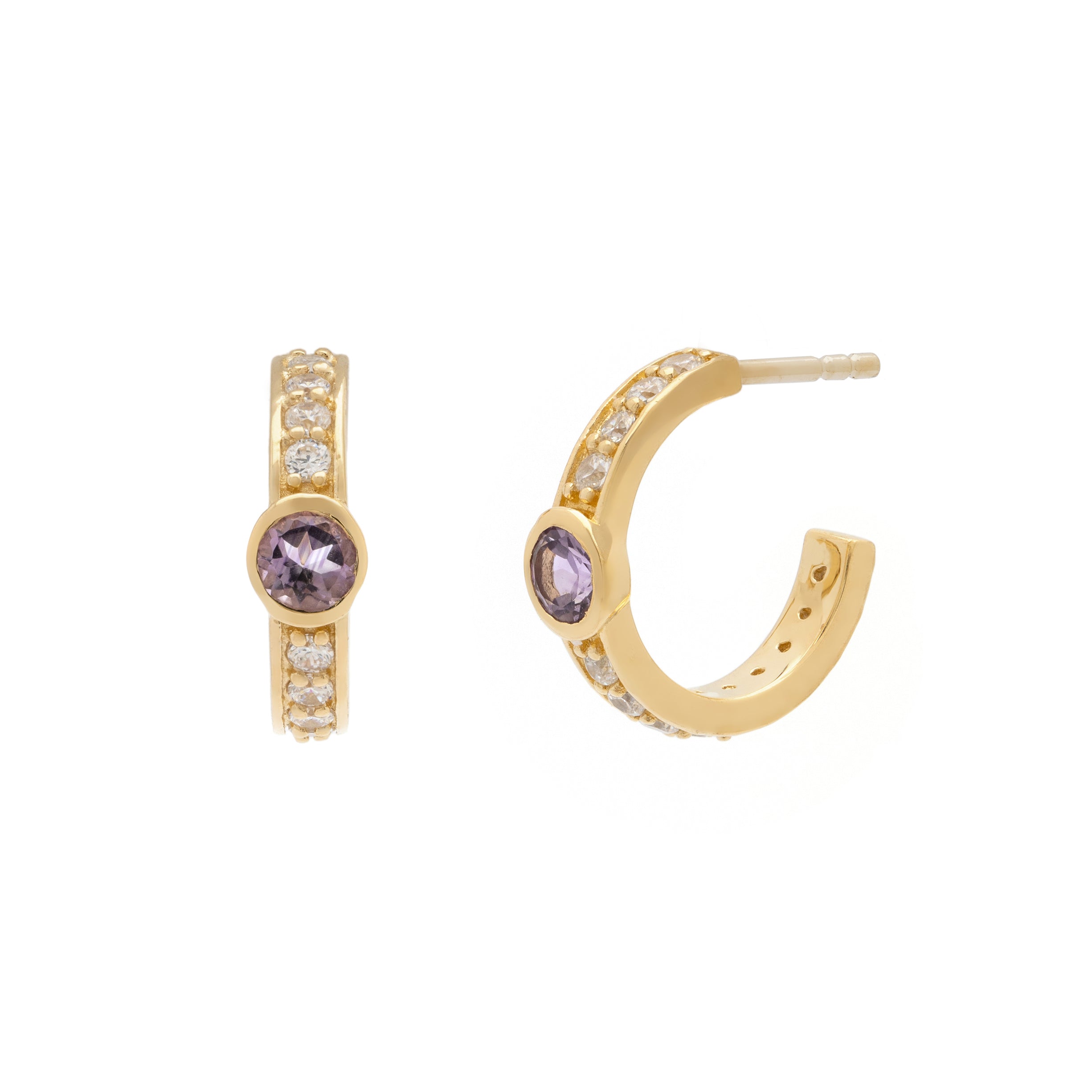 Joy Hoops - Pink Amethyst