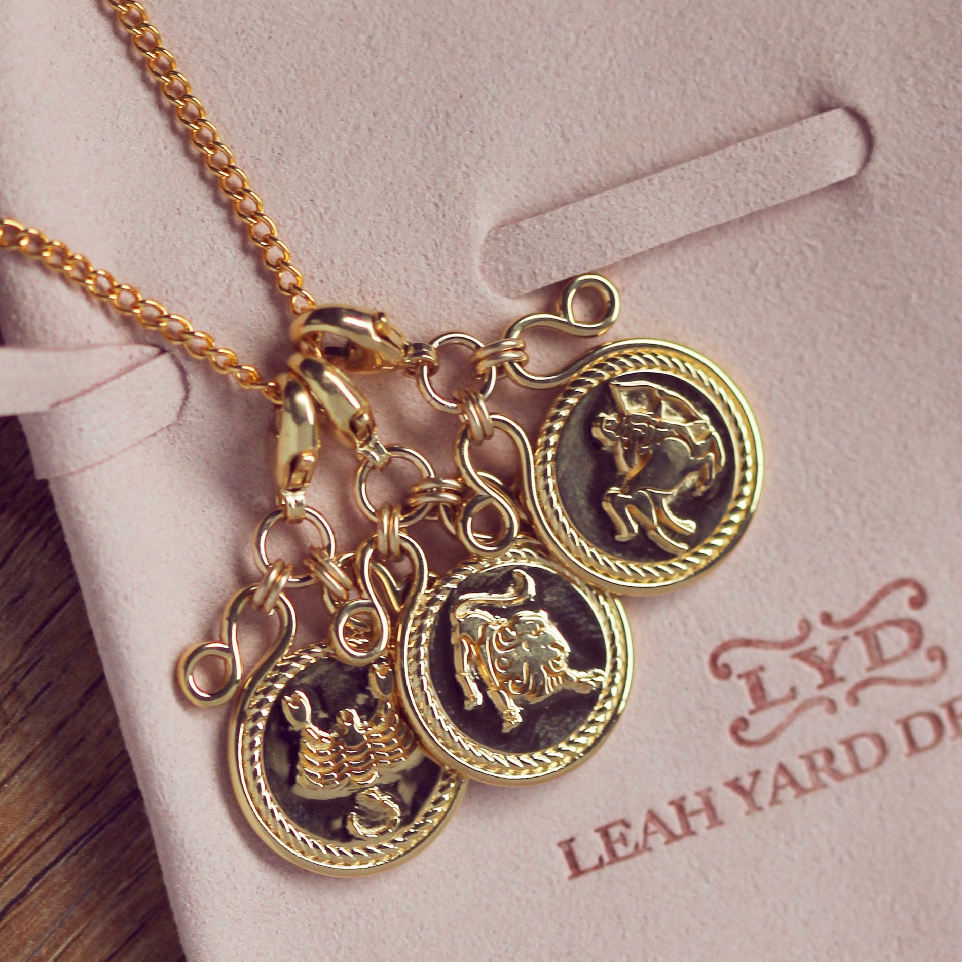 Zodiac Pendant - Gold
