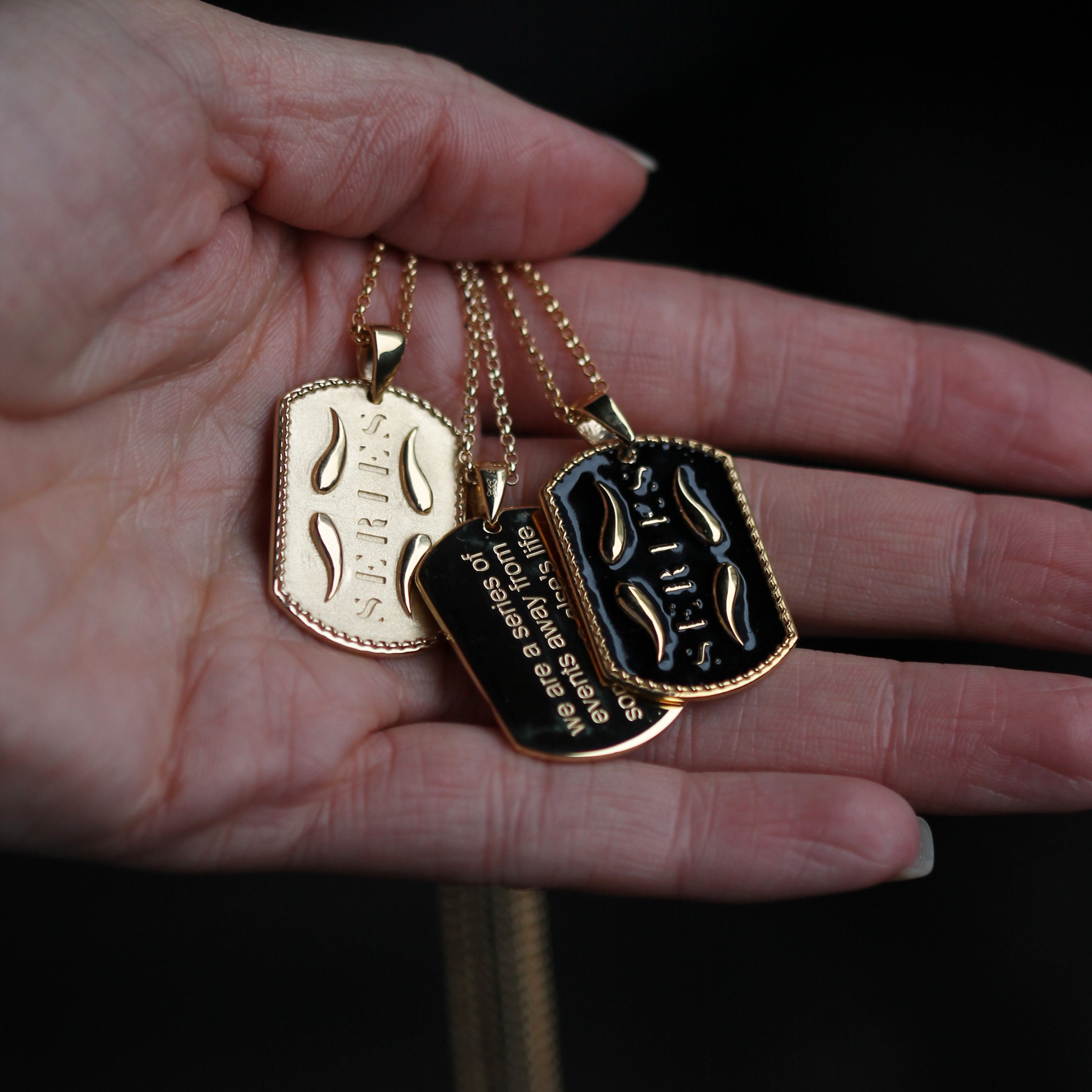 SERIES Necklace - Matte Silver