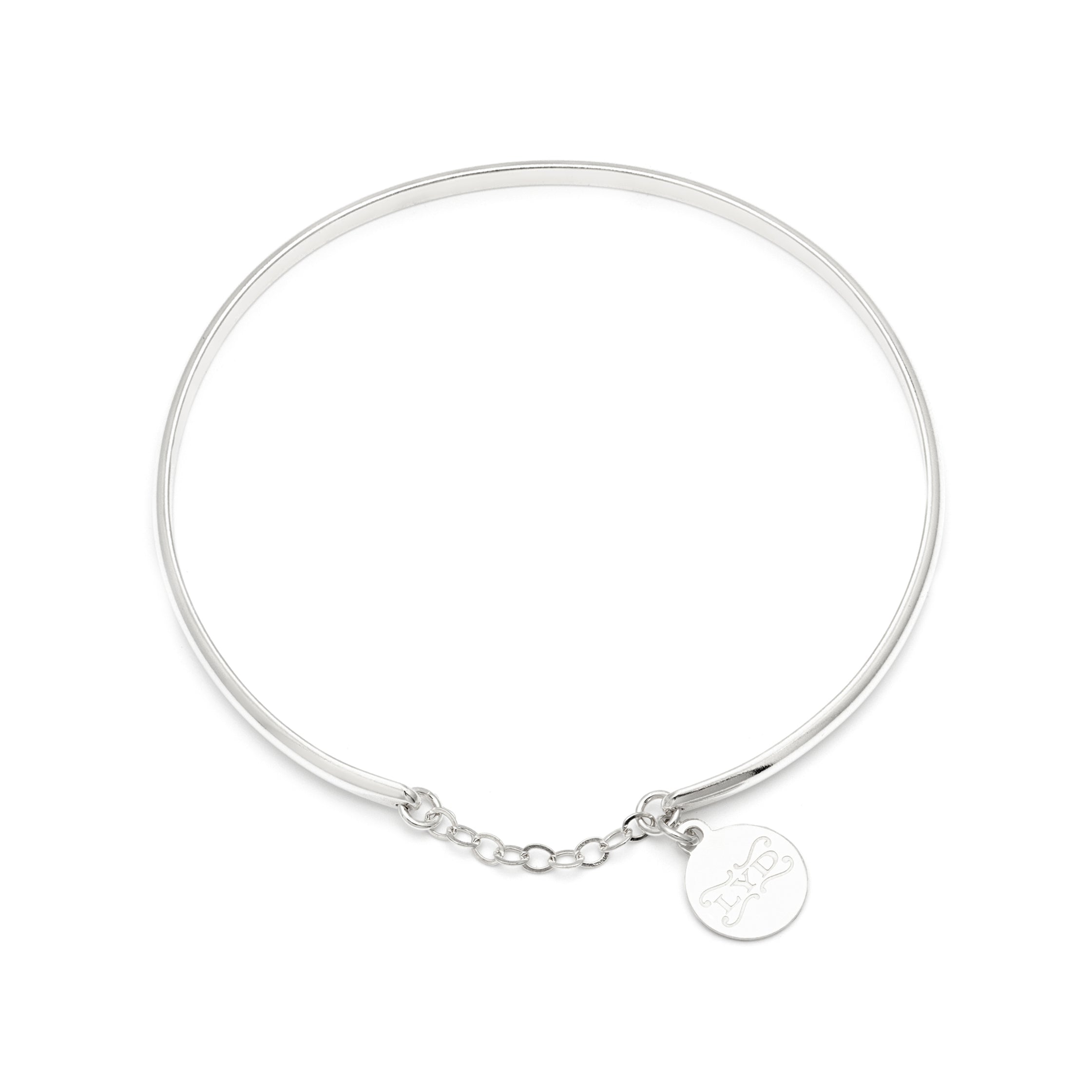Glamour Bangle - Silver