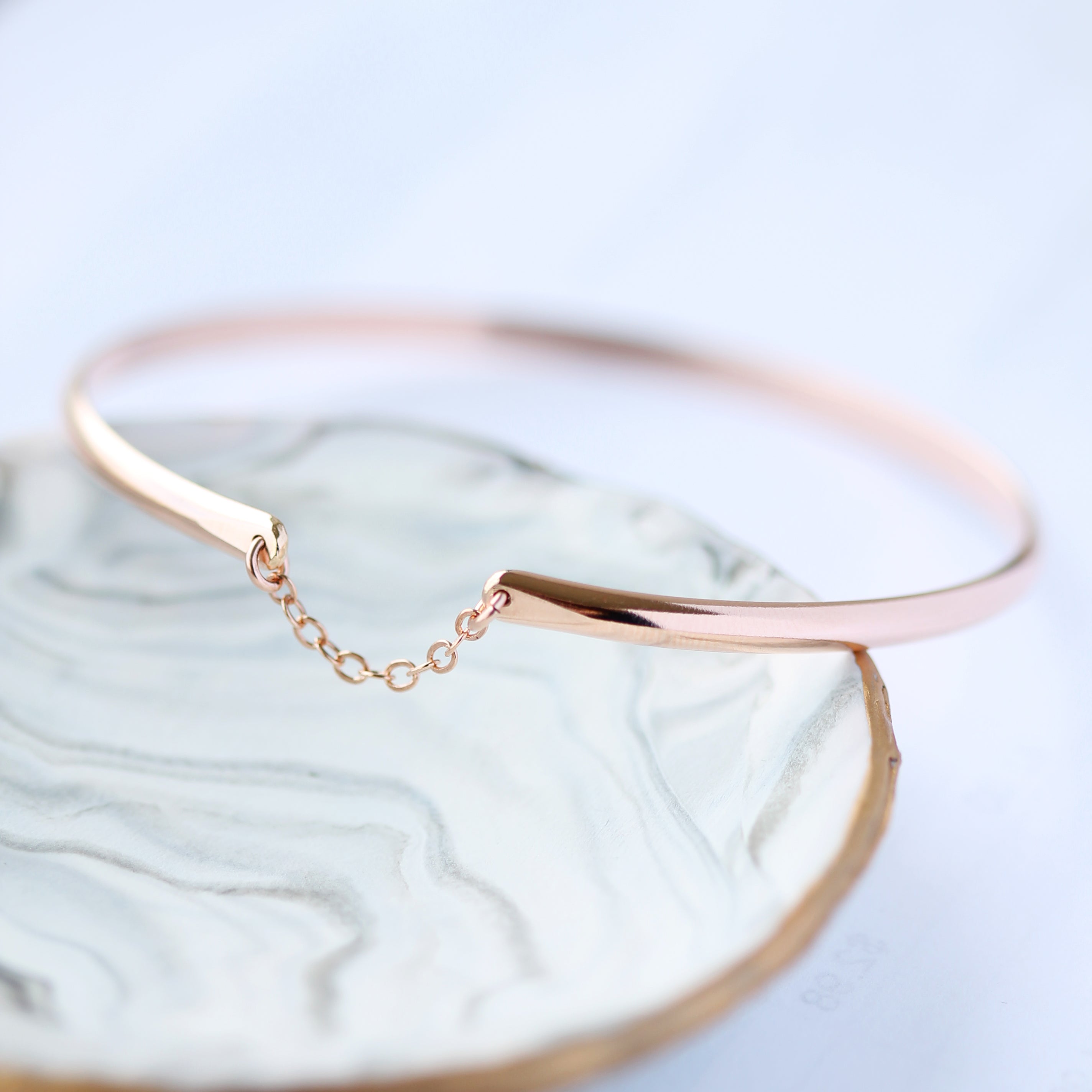 Glamour Bangle - Rose Gold