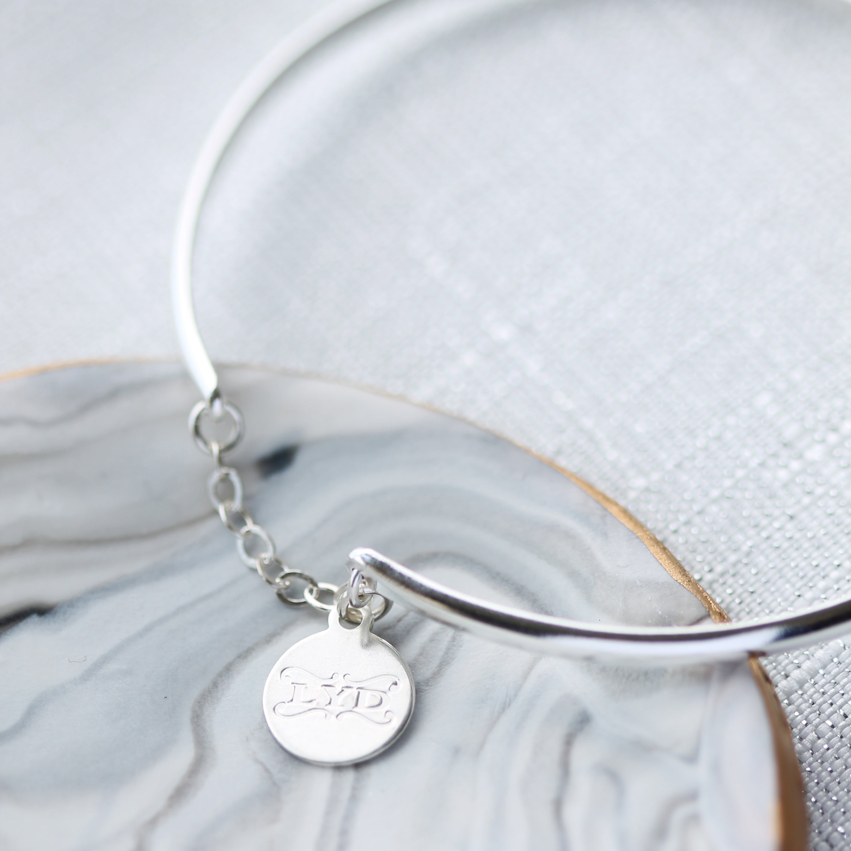 Glamour Bangle - Silver