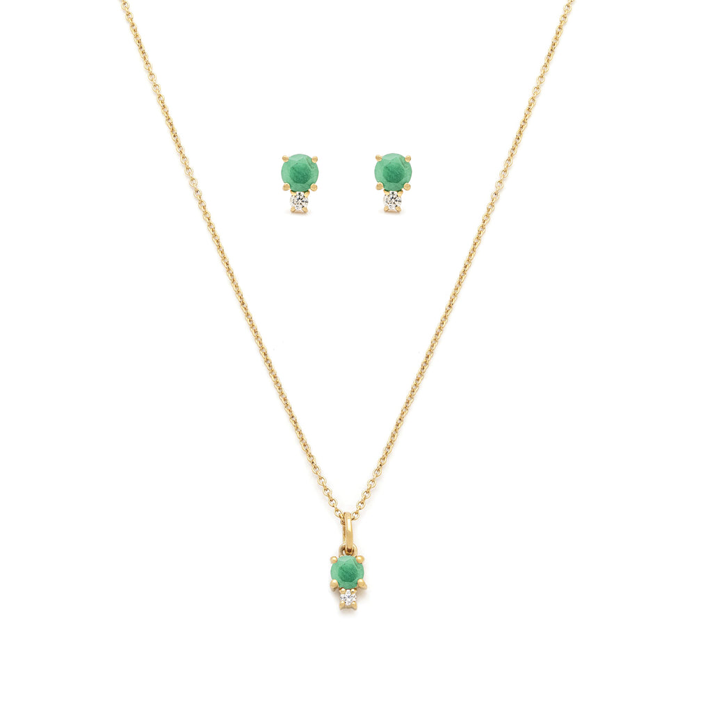 Joy Birthstone Set - Emerald