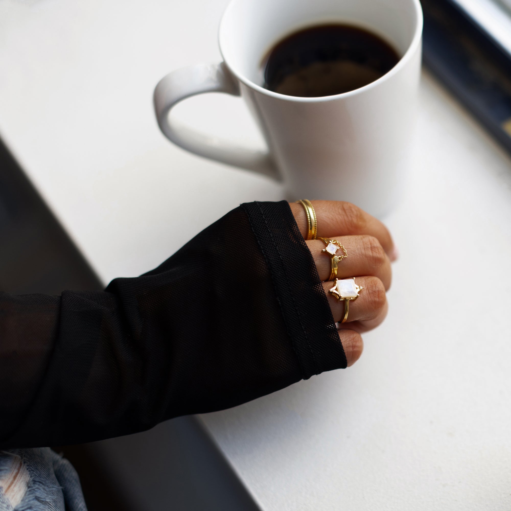 Mini Diana Ring - Moonstone