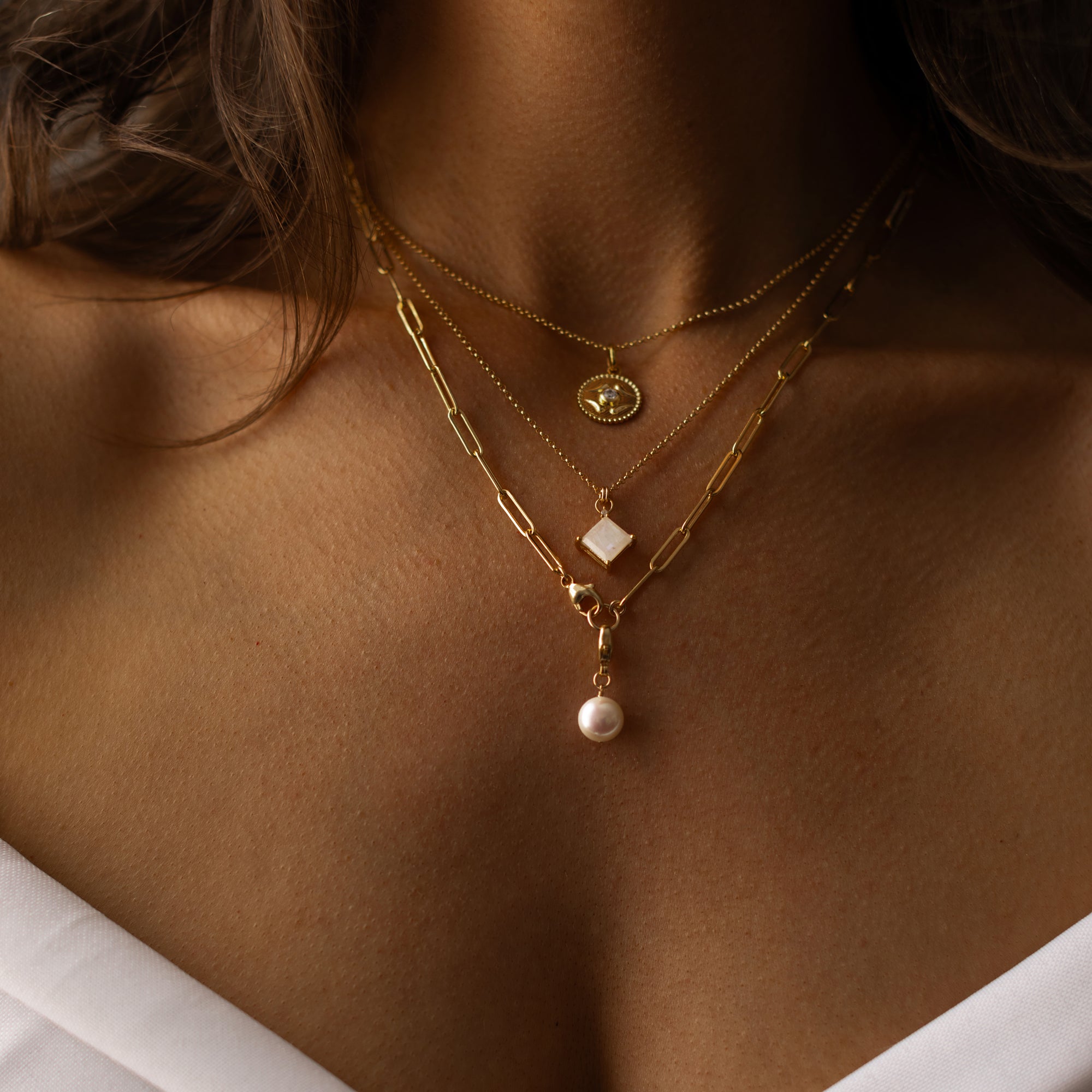 Diana Necklace - Moonstone