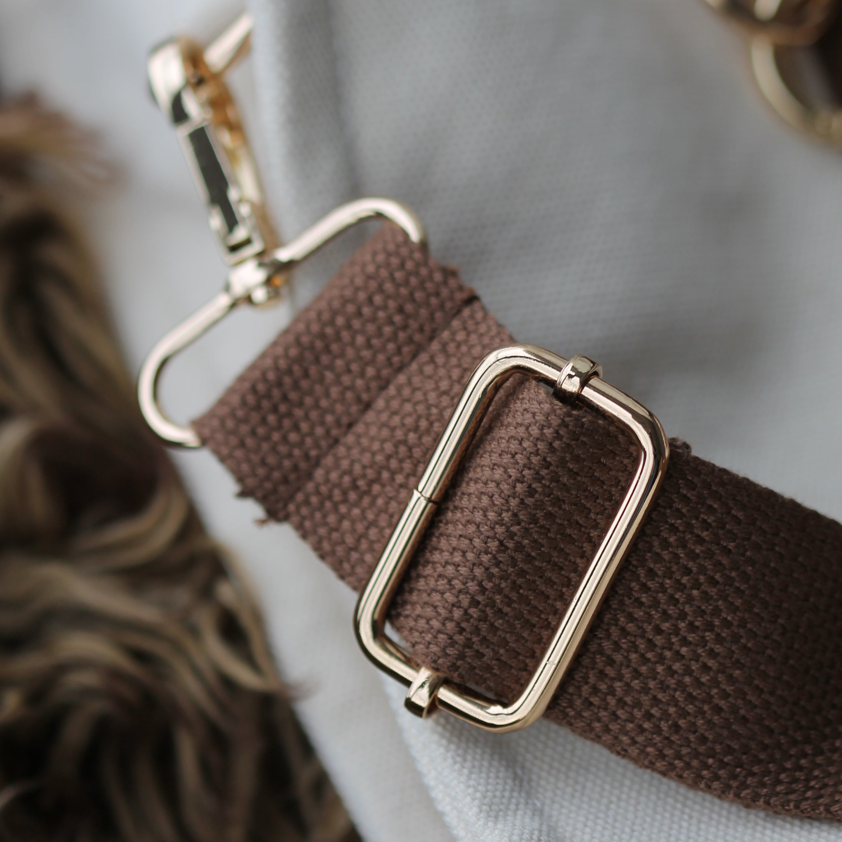 "The Brooklyn" Satchel - Latte & Gold