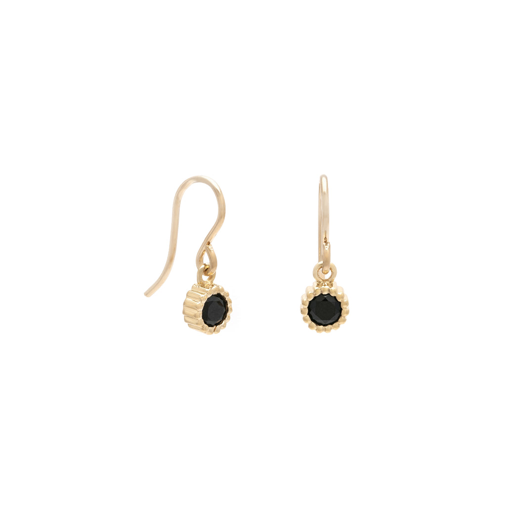 Belle Earrings - Black Onyx