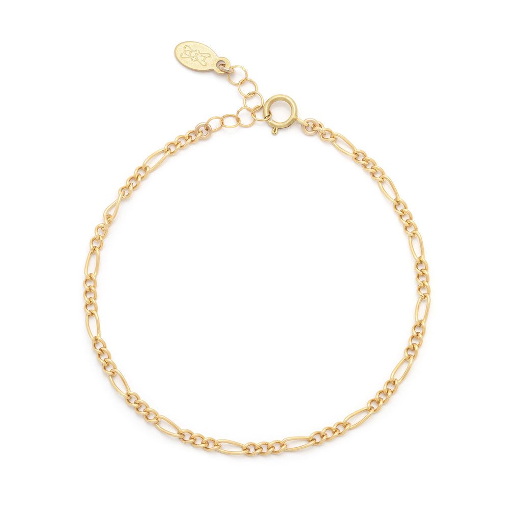Figaro Bracelet - Gold