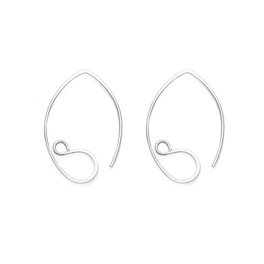 Tinsel Earrings - Silver