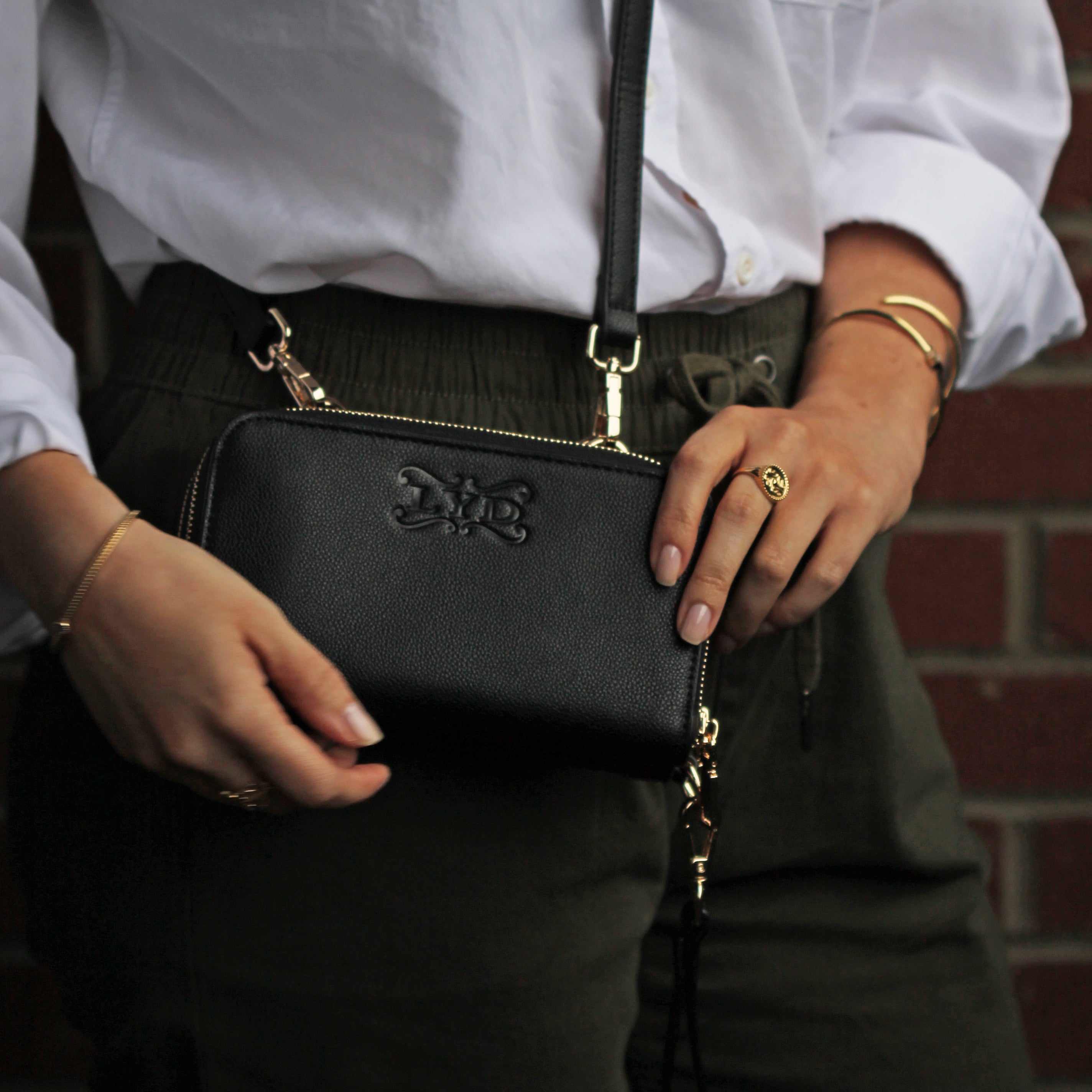 Chloë Bag - Onyx & Gold