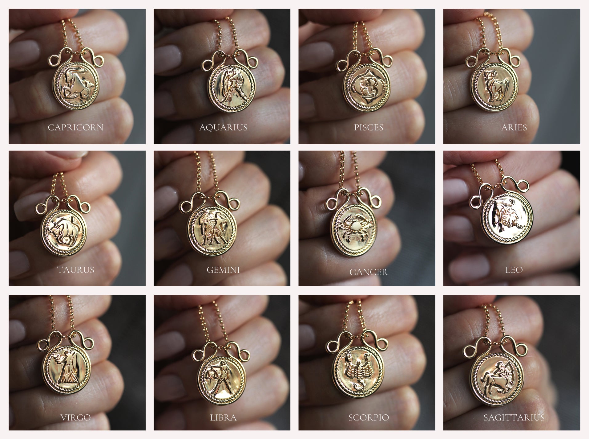 Zodiac Necklace - Silver