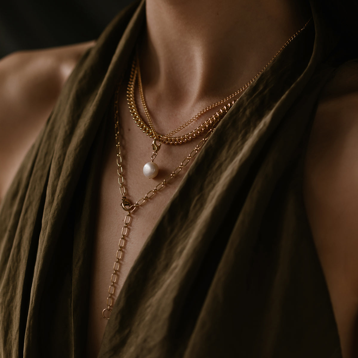 Jolie Lariat - Gold | Leah Yard Designs