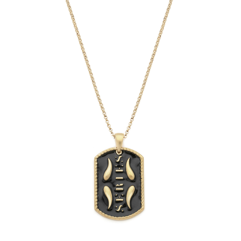 SERIES Necklace - Black & Gold