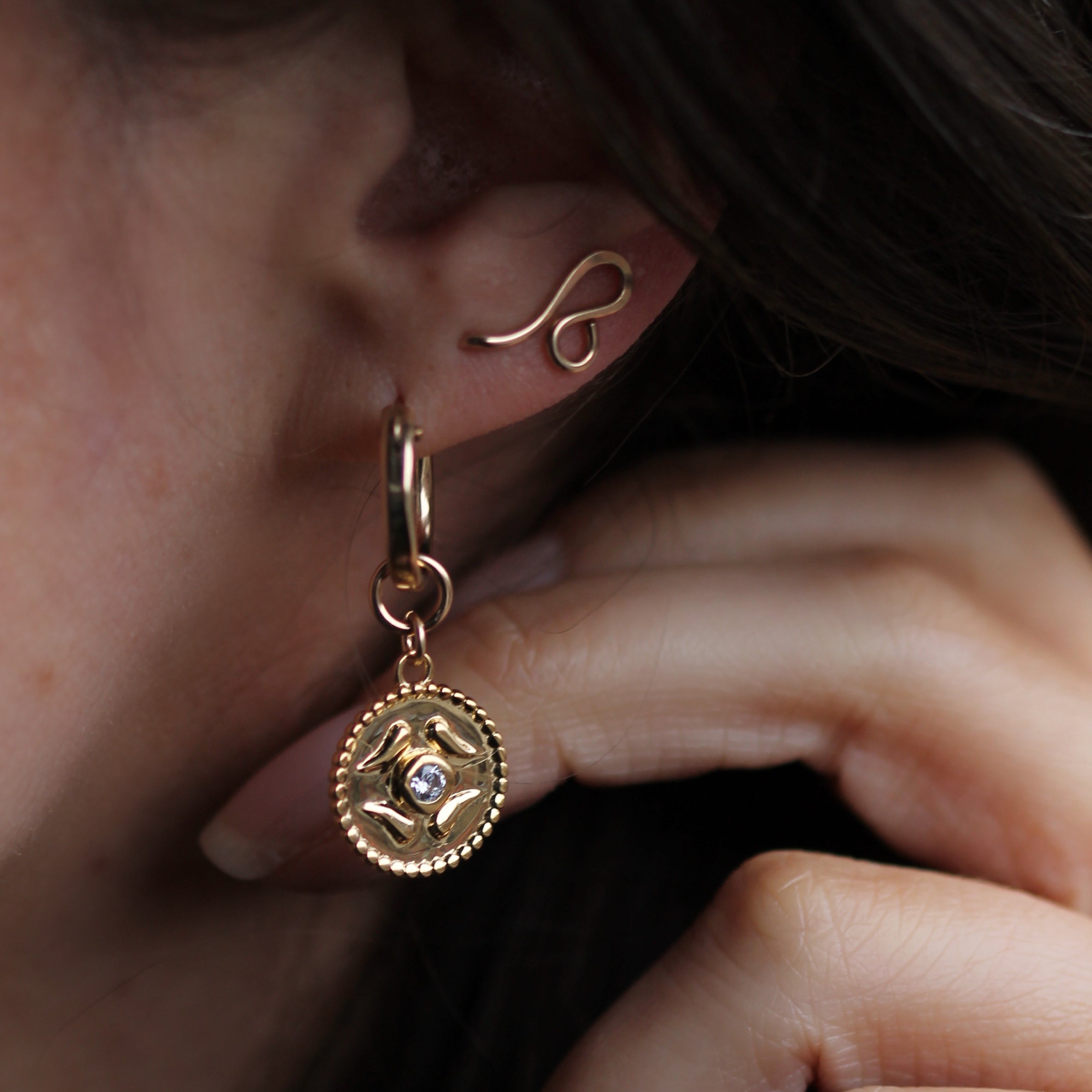 Guardian Earrings - C.Z.