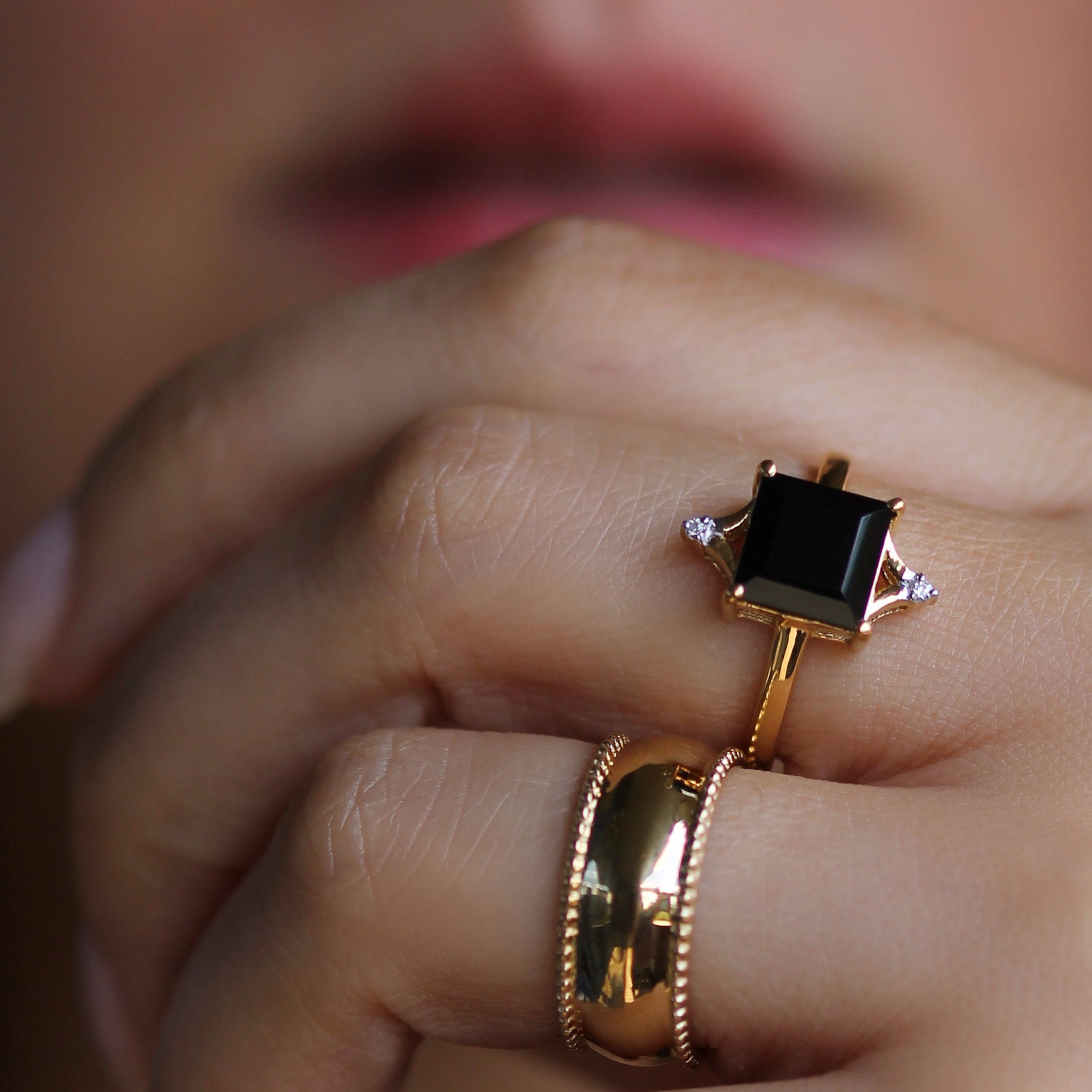 Diana Ring - Black Onyx