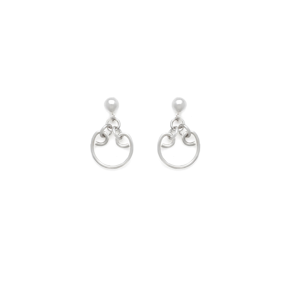 Mini Athena Earrings - Silver