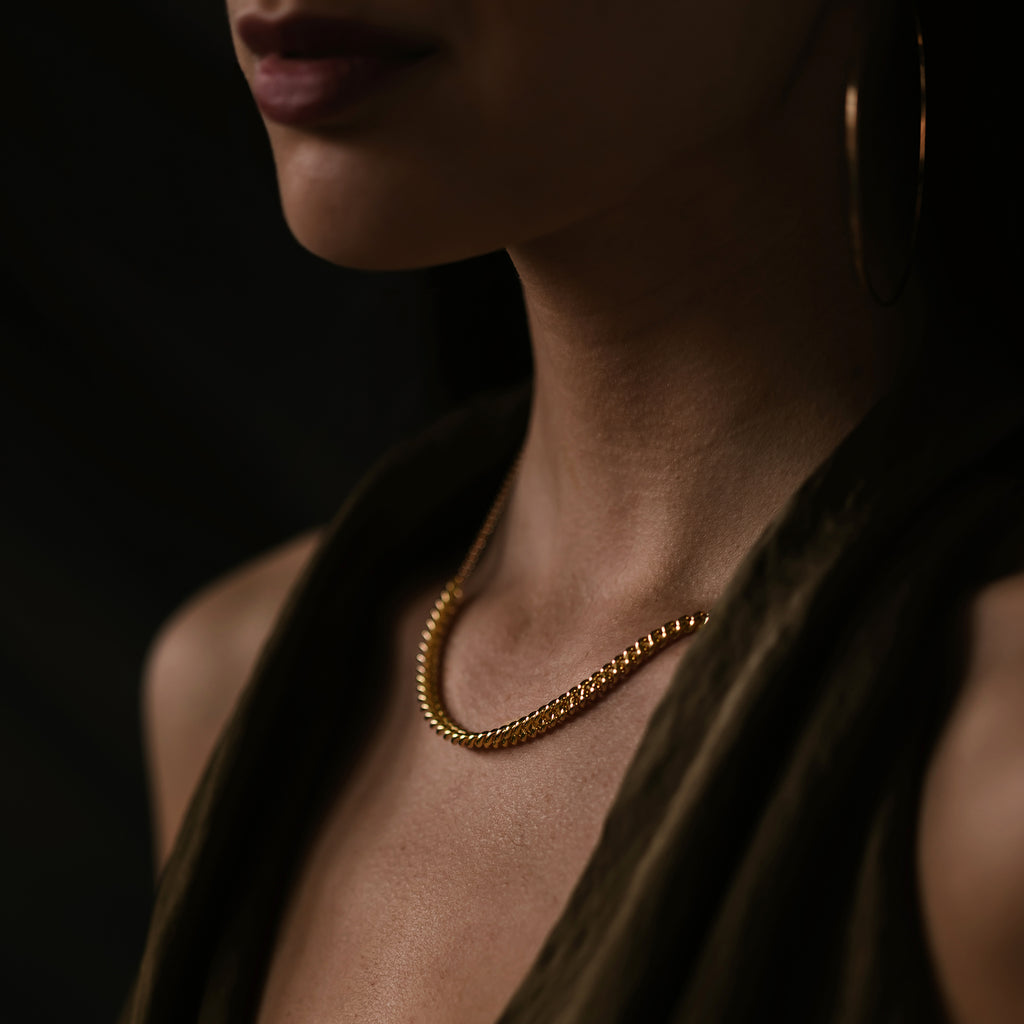 Cropped Rayne Necklace - Gold